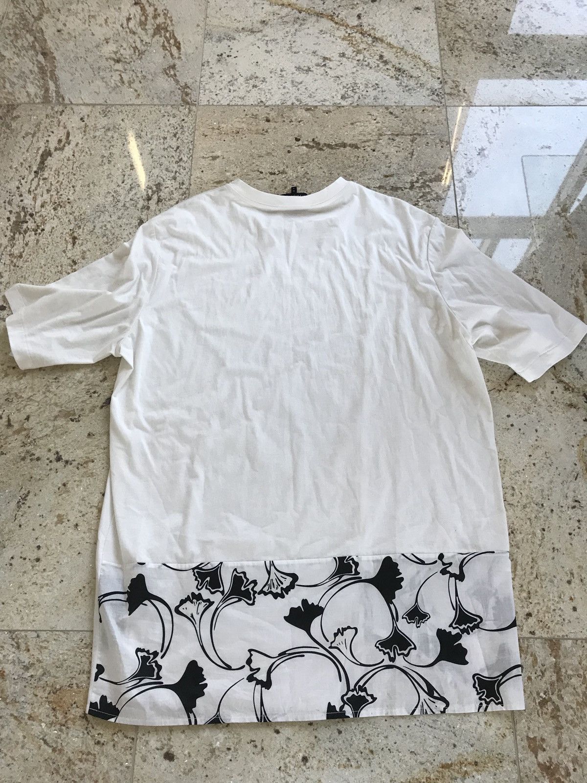 3.1 Phillip Lim Paisley SS White Tee Size US M / EU 48-50 / 2 - 8 Thumbnail