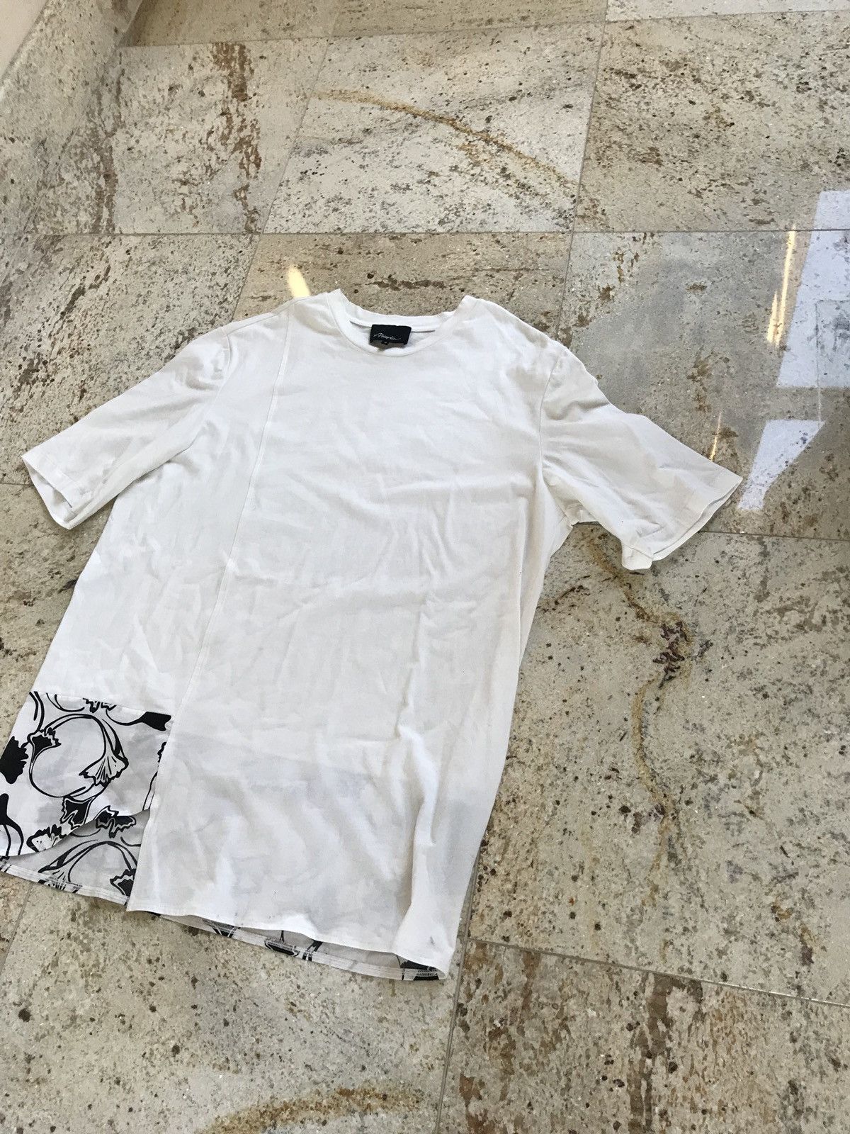 3.1 Phillip Lim Paisley SS White Tee Size US M / EU 48-50 / 2 - 5 Thumbnail