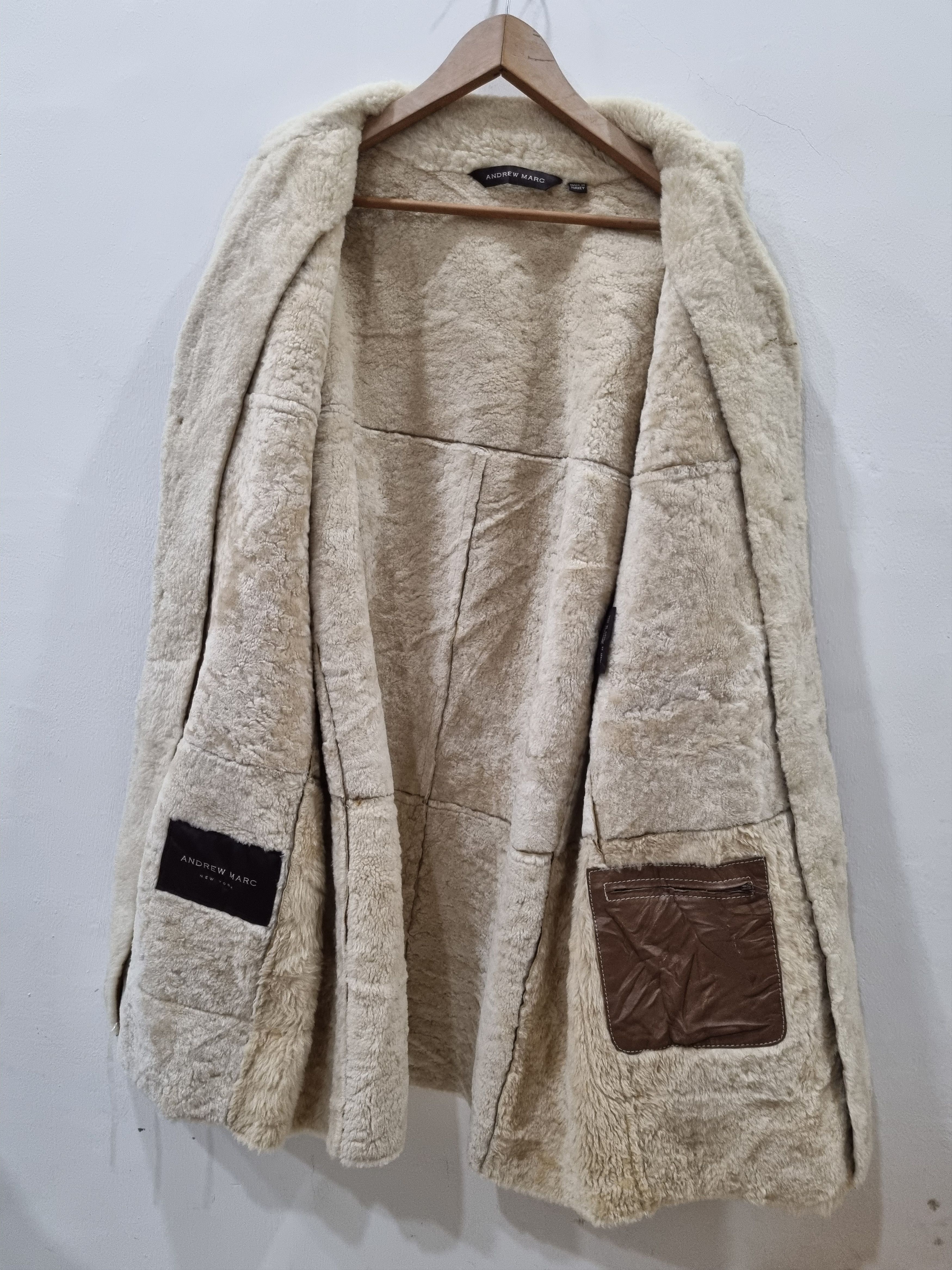 Andrew Marc × Designer 🔥Best Price🔥Andrew Marc Shearling Jacket Leather Size US XL / EU 56 / 4 - 4 Thumbnail