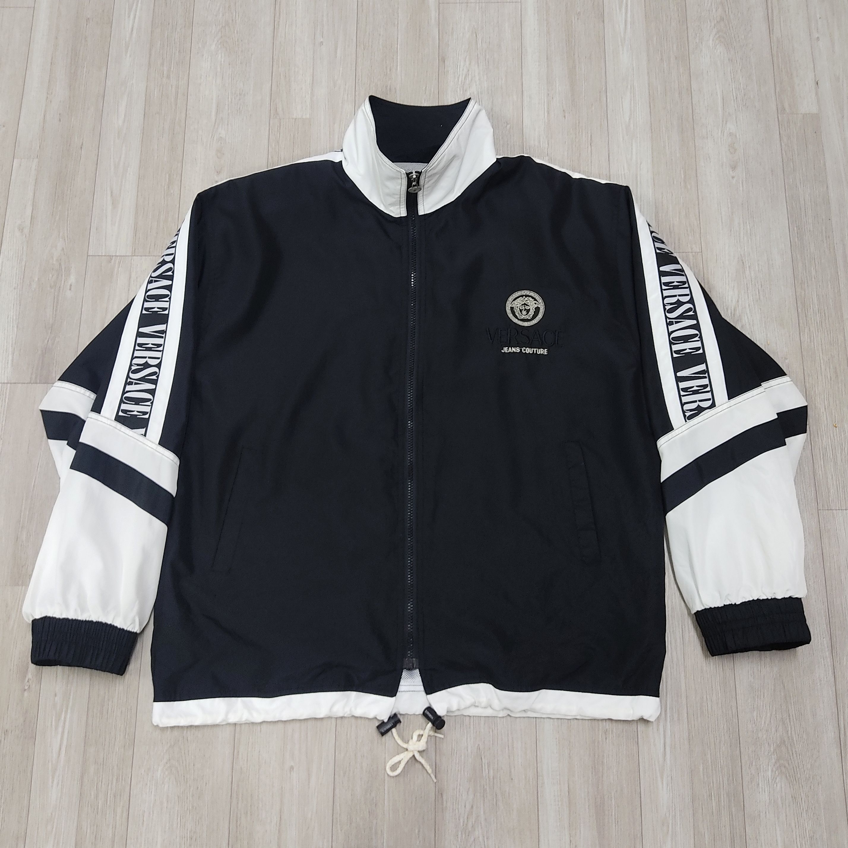 Versace VERSACE Jeans Couture Medusa Big Logo Zipper Jacket Size US L / EU 52-54 / 3 - 7 Thumbnail