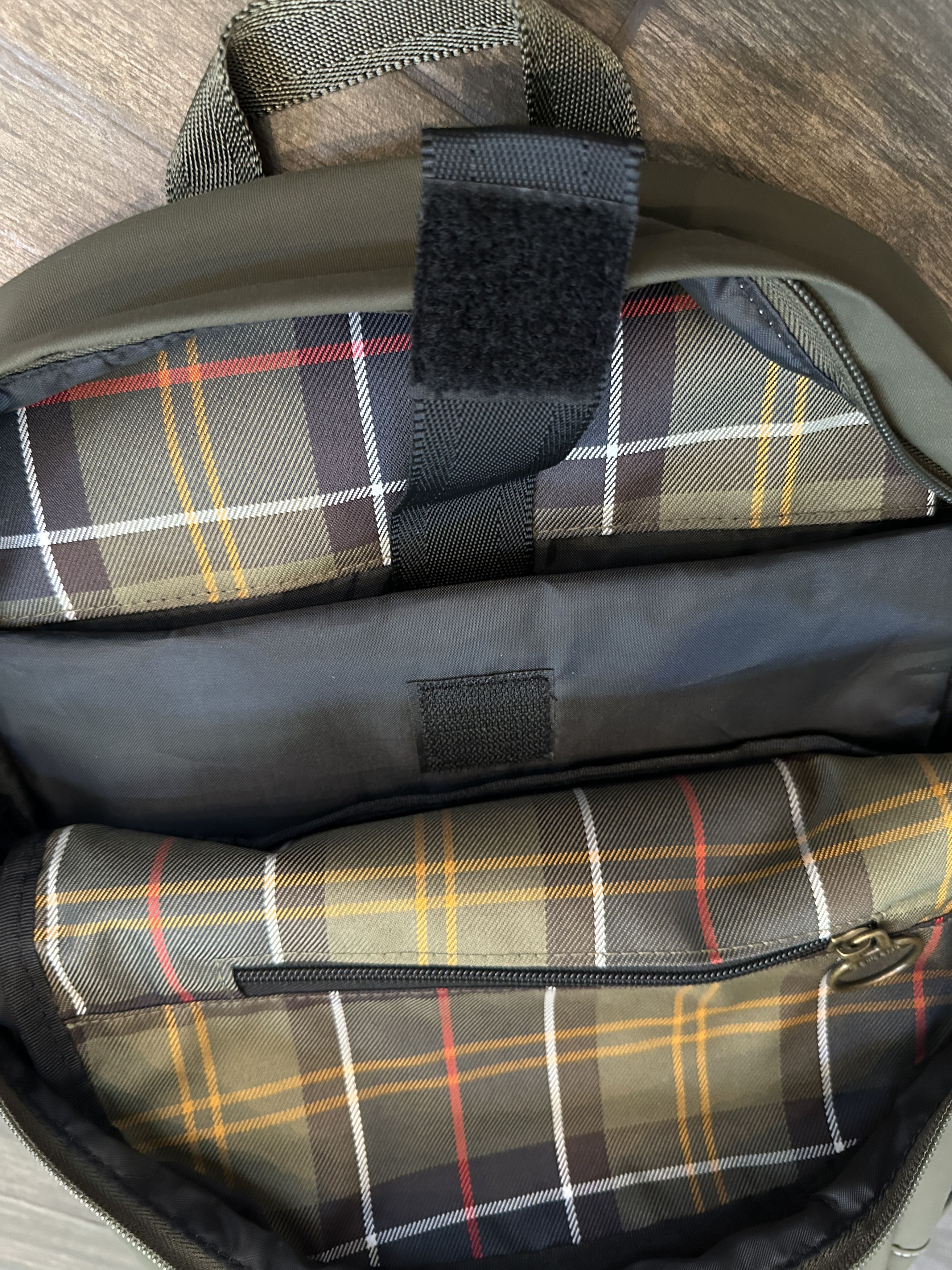 And Wander × Barbour and wander x Barbour Backpack Olive Army Green Size ONE SIZE - 5 Thumbnail