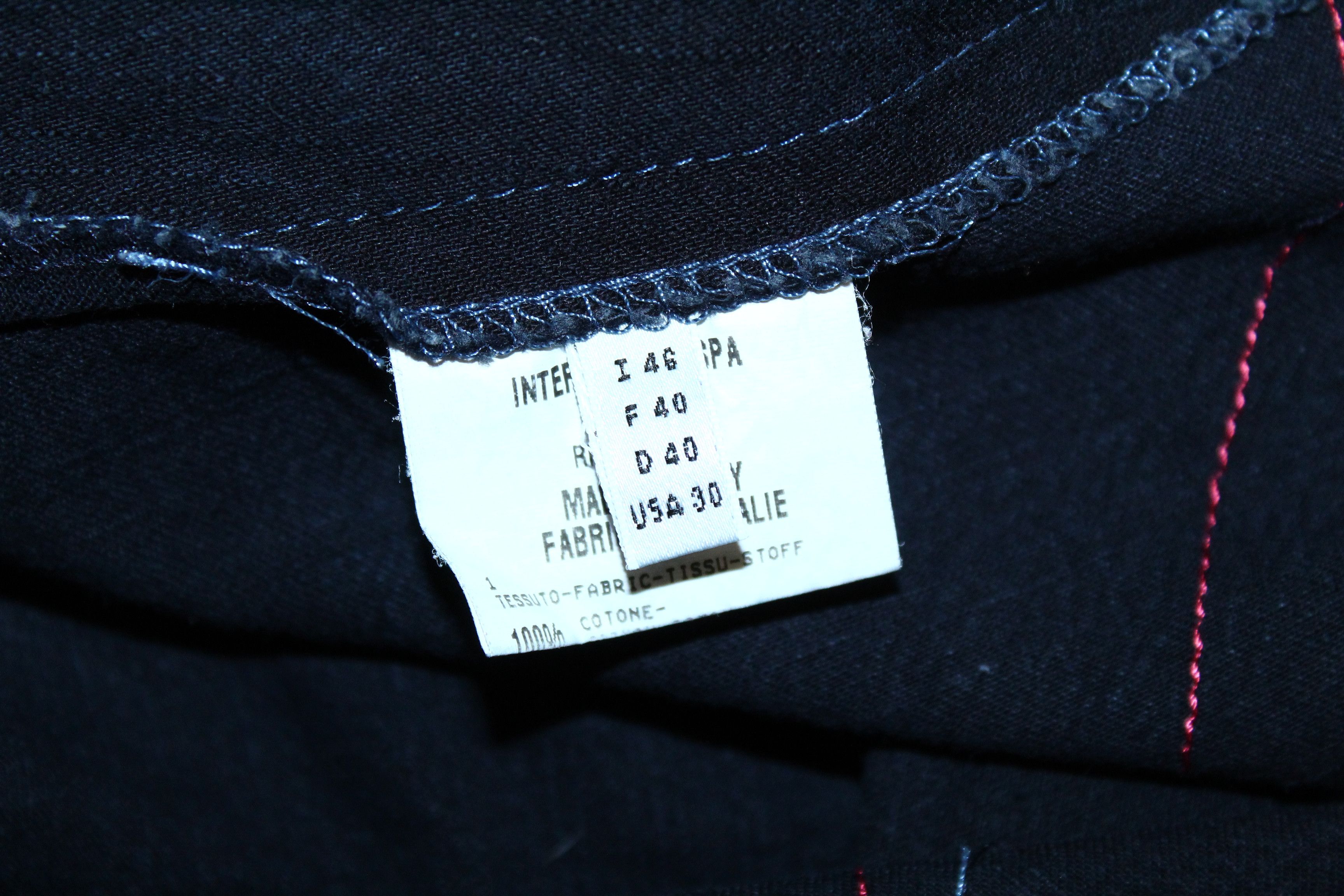 Marithe + Francois Girbaud Y2K 🔥 M+F.G. Deep Indigo Dyed Distressed Denim Cargo Skirt Size 28" / US 6 / IT 42 - 10 Thumbnail