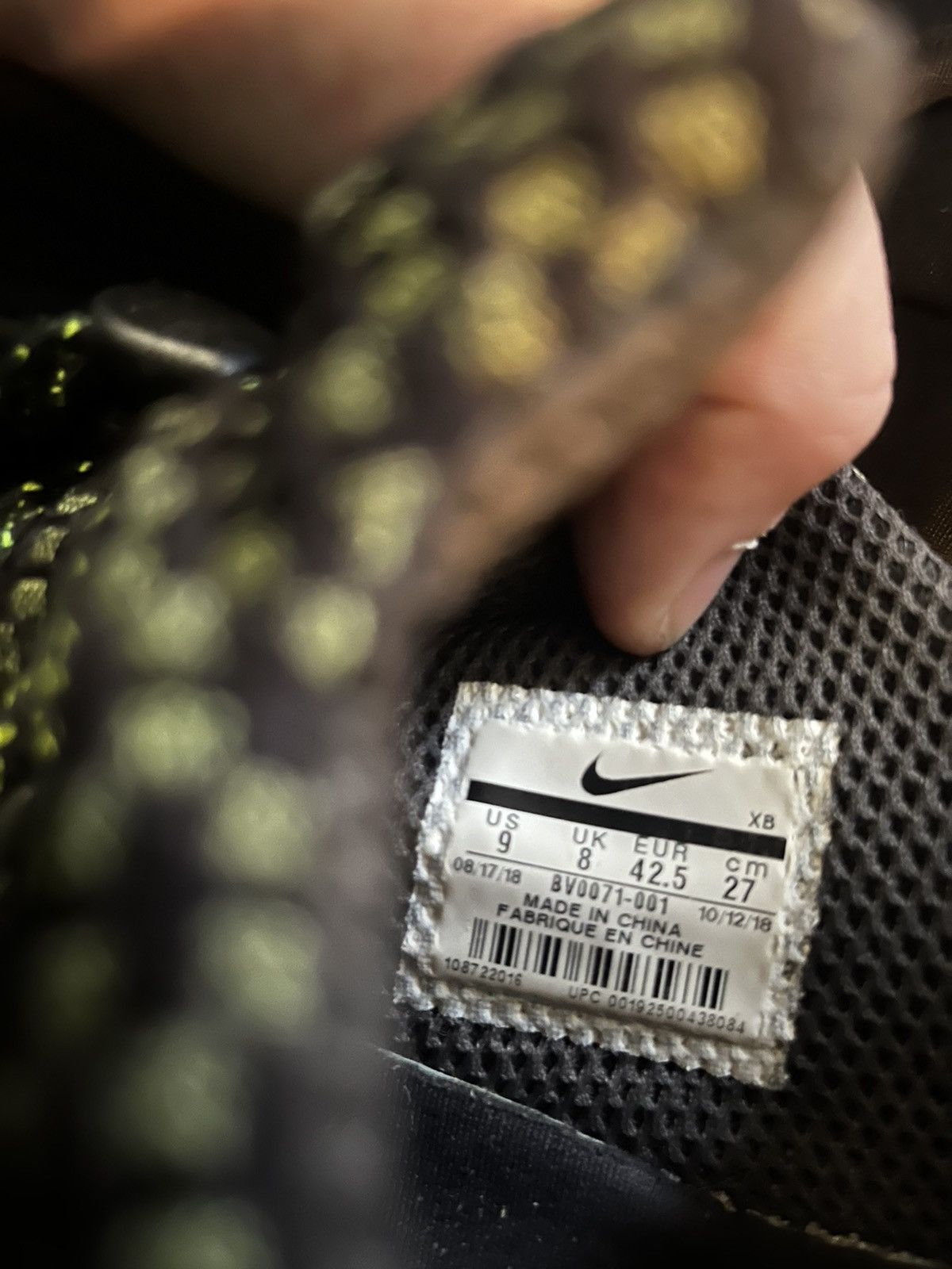 comme des garcons nike tent