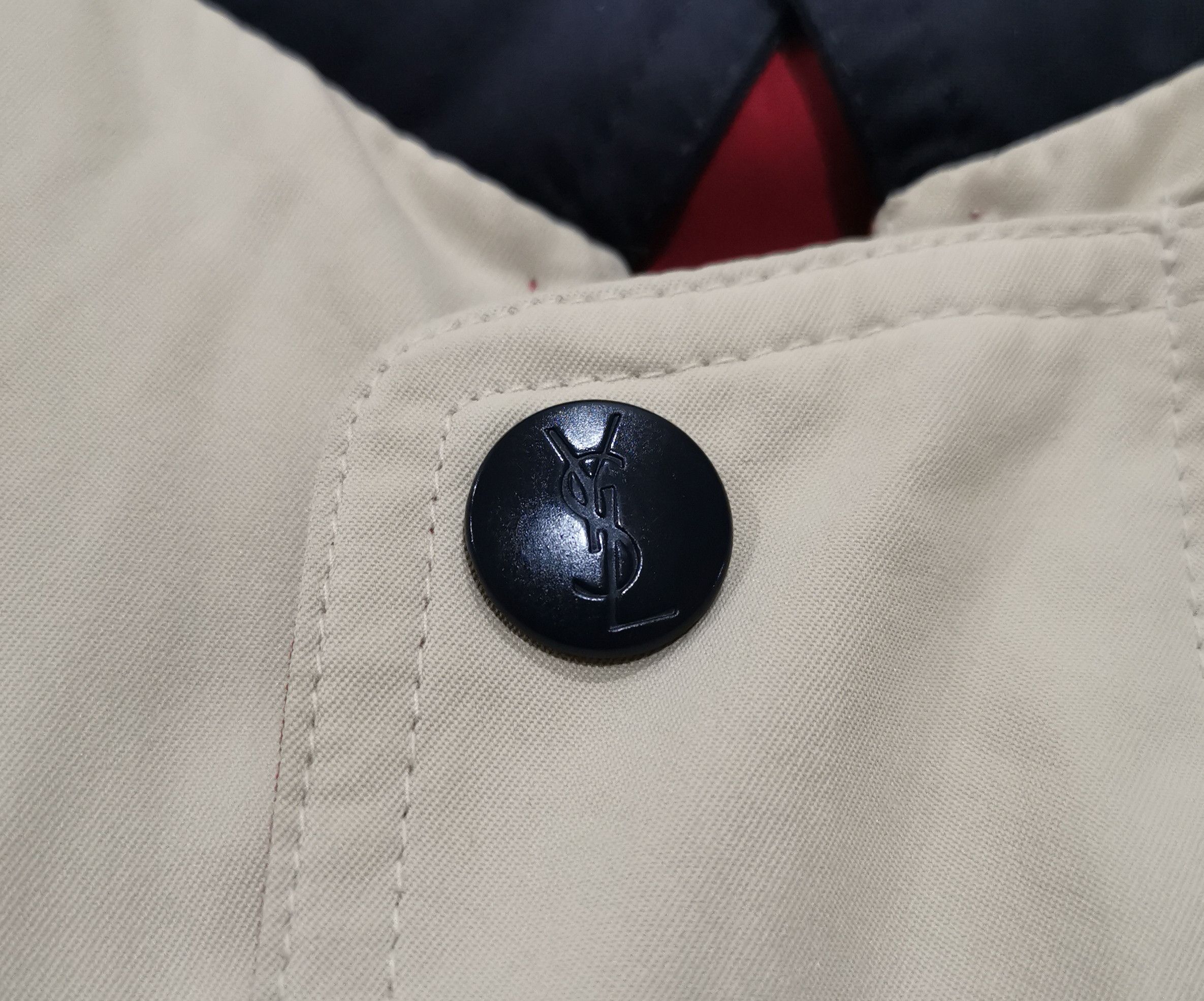 Vintage × Yves Saint Laurent Vintage YSL Pour Homme Reversible Zipper Jacket Size US L / EU 52-54 / 3 - 9 Thumbnail