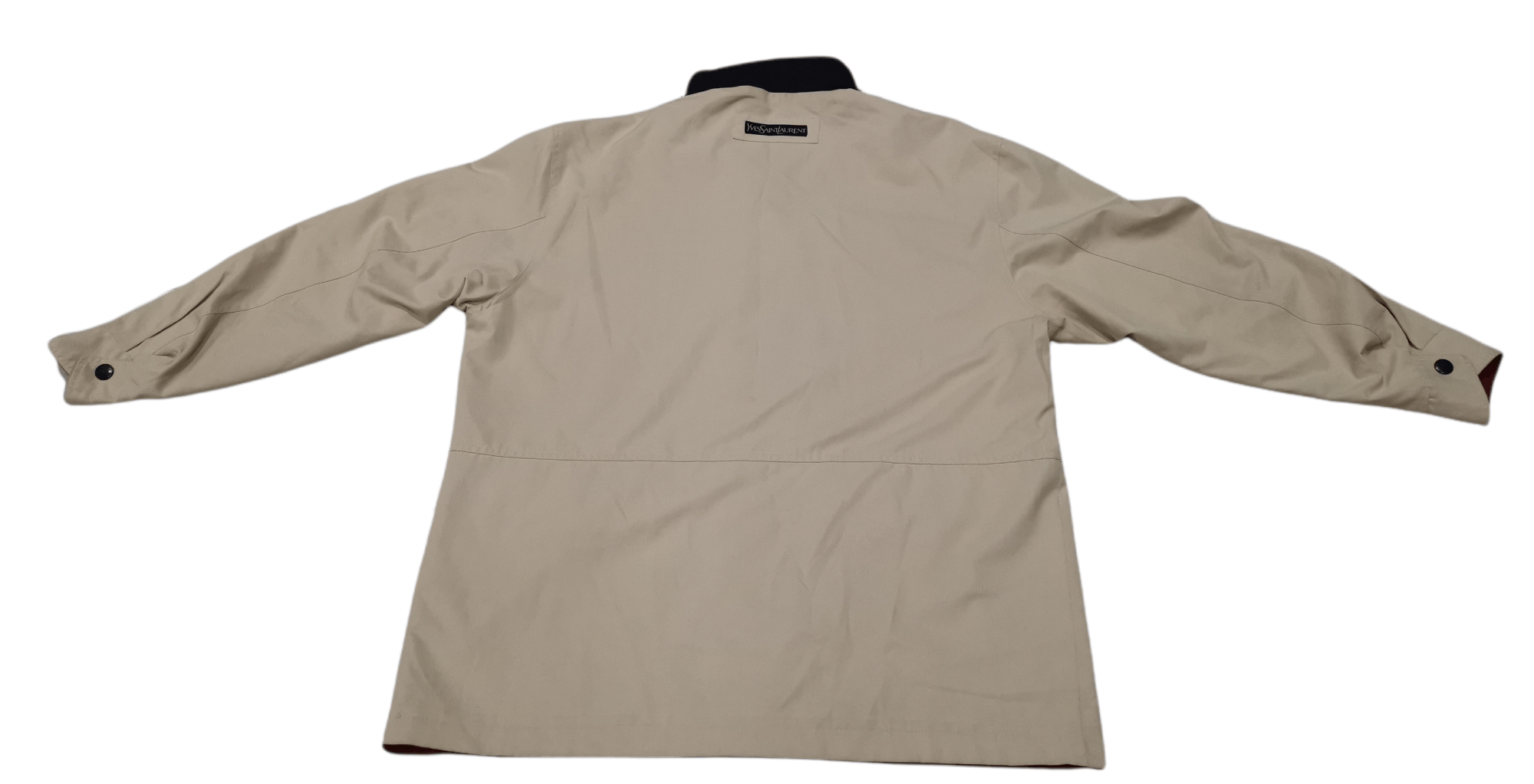 Vintage × Yves Saint Laurent Vintage YSL Pour Homme Reversible Zipper Jacket Size US L / EU 52-54 / 3 - 7 Thumbnail