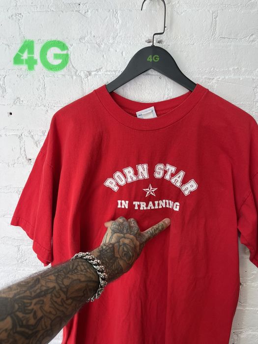 Peonstar - Vintage Vintage PORNSTAR PORN STAR IN TRAINING SHIRT | Grailed