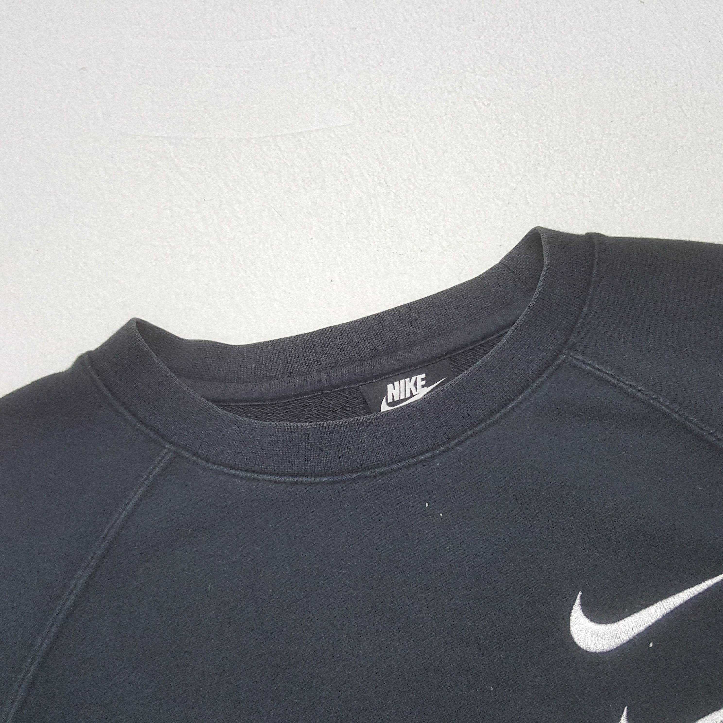 Nike × Vintage Vintage Nike Swoosh Embroidery Logo Sweatshirt Size US M / EU 48-50 / 2 - 5 Thumbnail