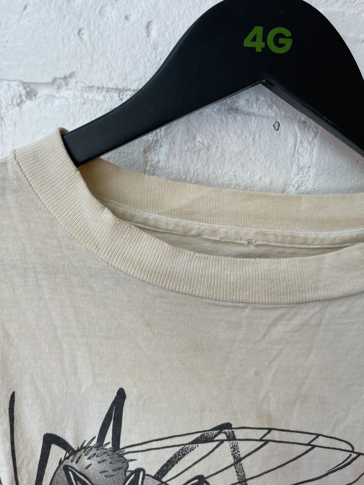 Vintage Vintage THRASHED BITE ME! Mosquito Tank Top Shirt Size US XL / EU 56 / 4 - 5 Thumbnail