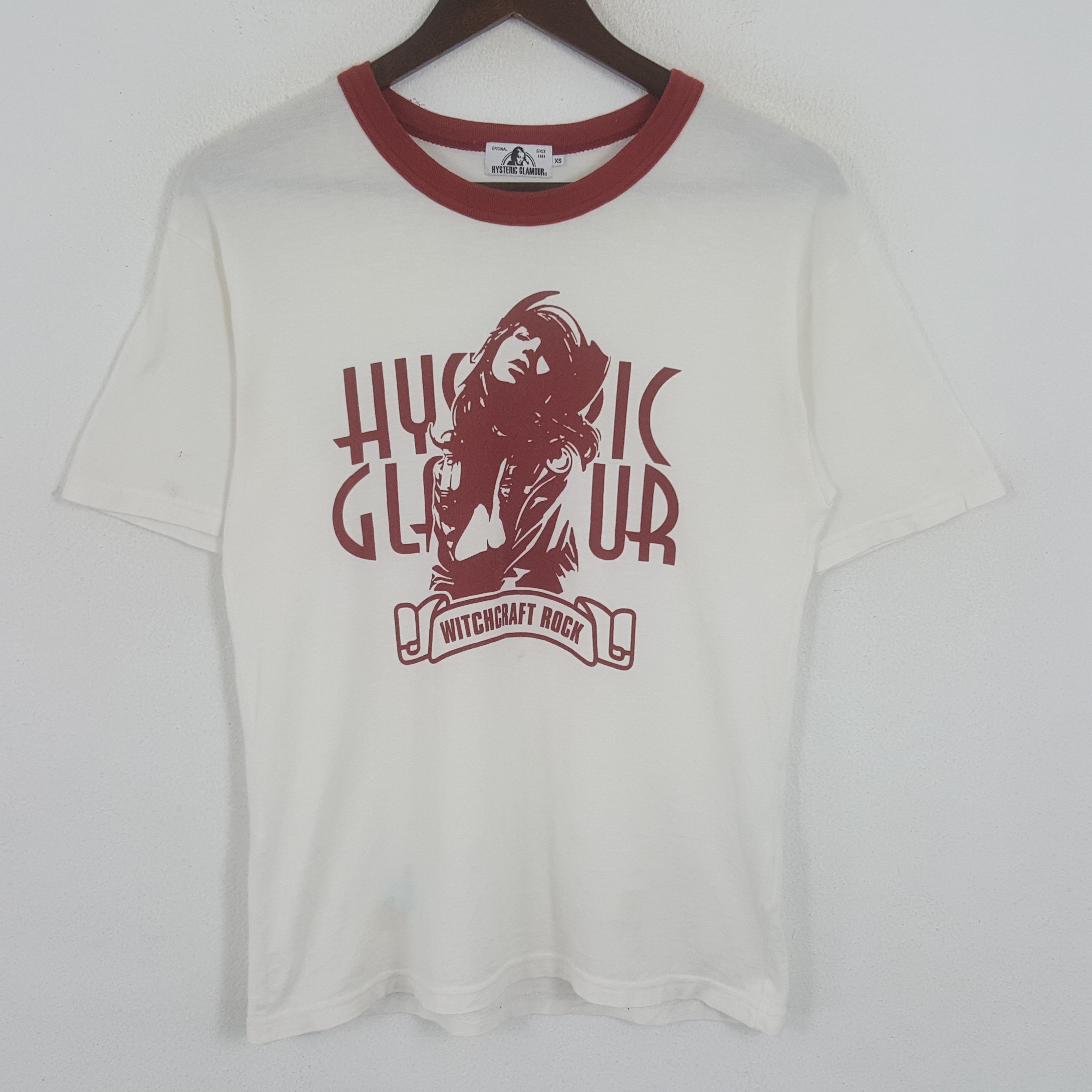 Pre-owned Hysteric Glamour X Vintage Hysteric Glamour Witchcraft Rock Tshirt In White