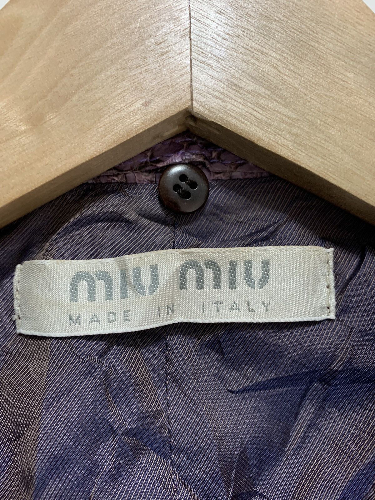 Miu Miu Miu Miu Snake Skin Women Jacket Size S / US 4 / IT 40 - 5 Thumbnail