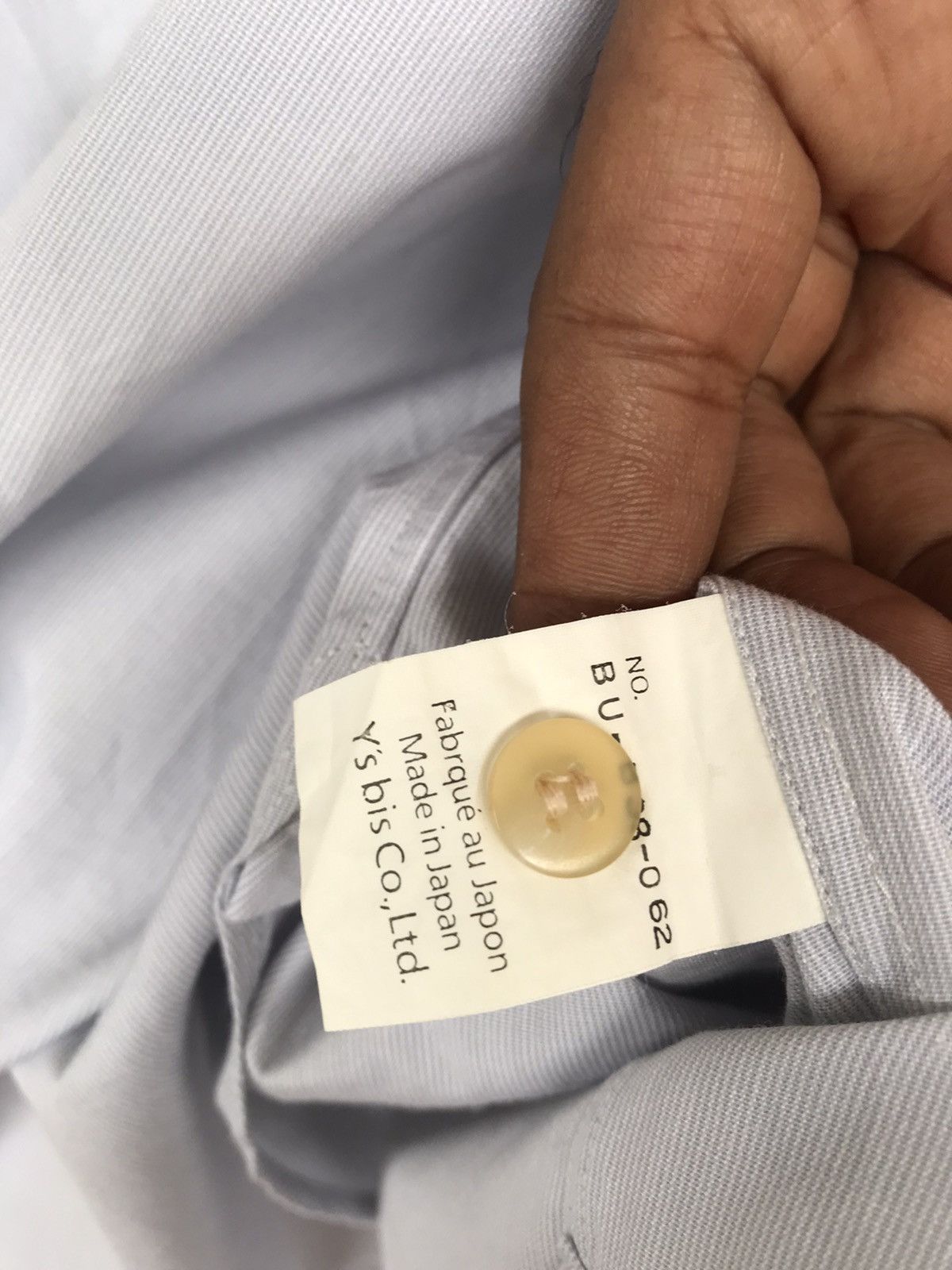 Y's × Yohji Yamamoto Yohji Yamamoto Ysbis Shirt Buttom Size L / US 10 / IT 46 - 6 Thumbnail