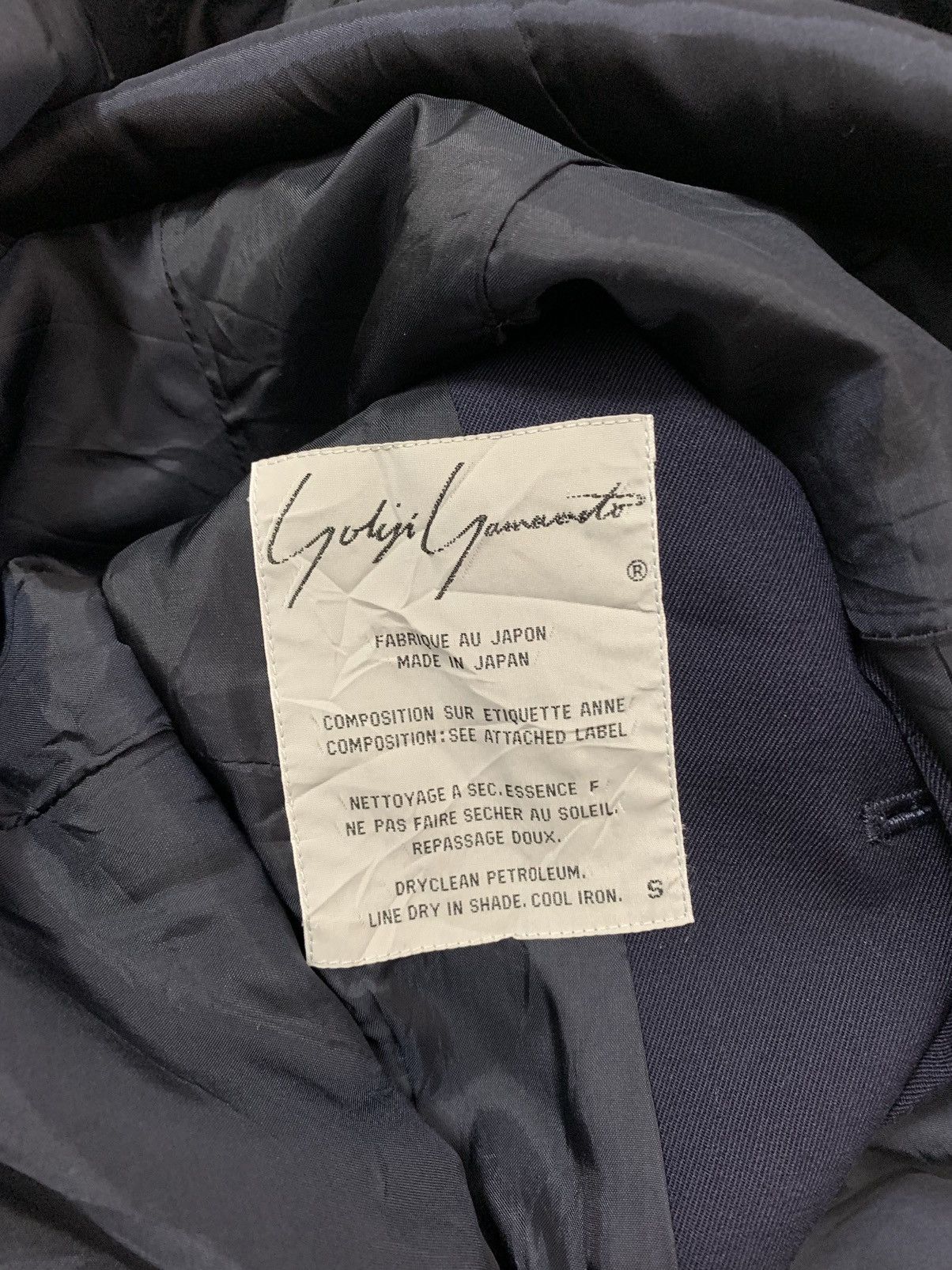 Yohji Yamamoto Yohji Yamamoto Signature Long Jacket Size S / US 4 / IT 40 - 6 Thumbnail