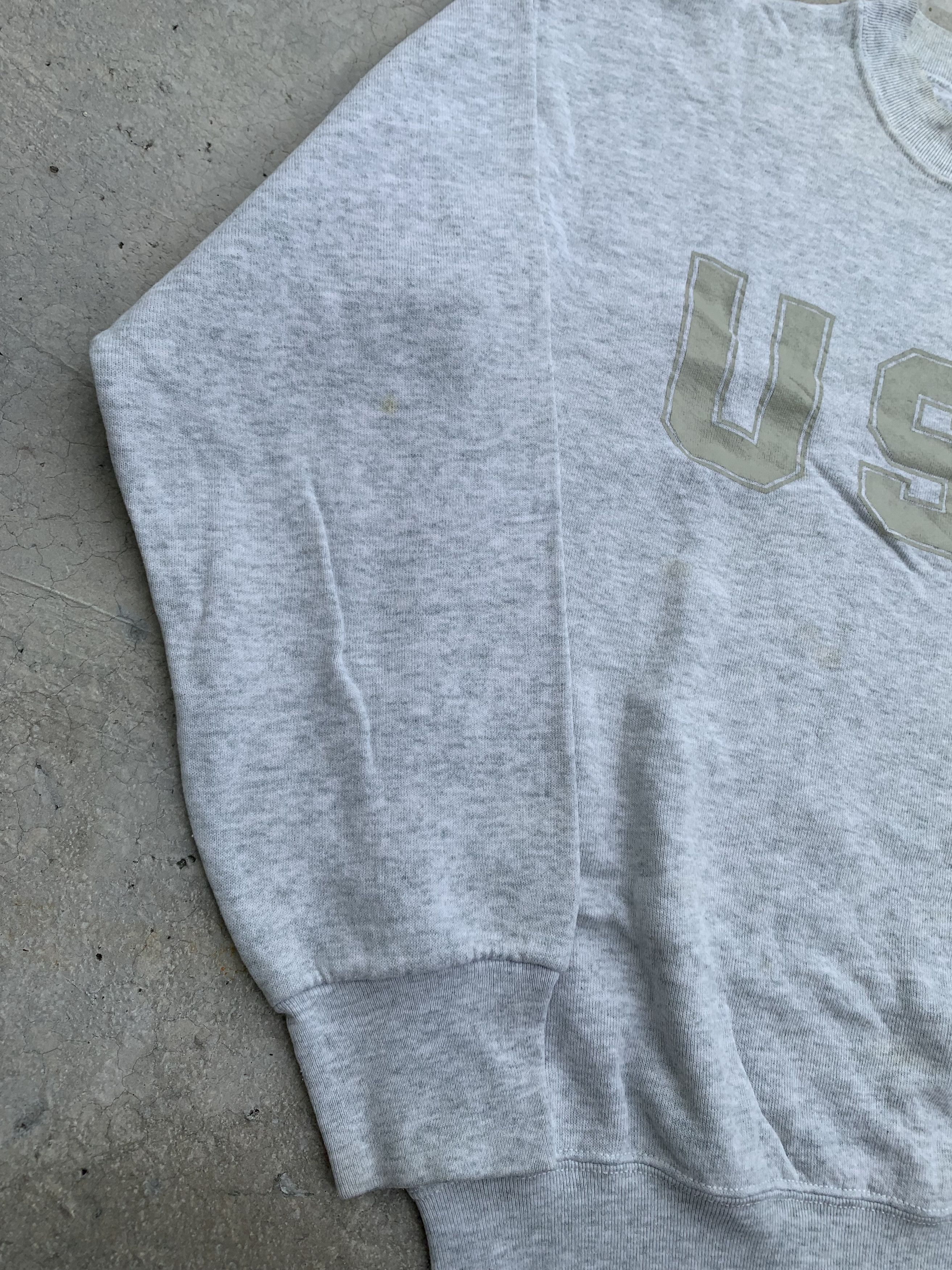 Vintage Vintage 80s USA & Flag Logo Sweatshirt Size US S / EU 44-46 / 1 - 5 Thumbnail