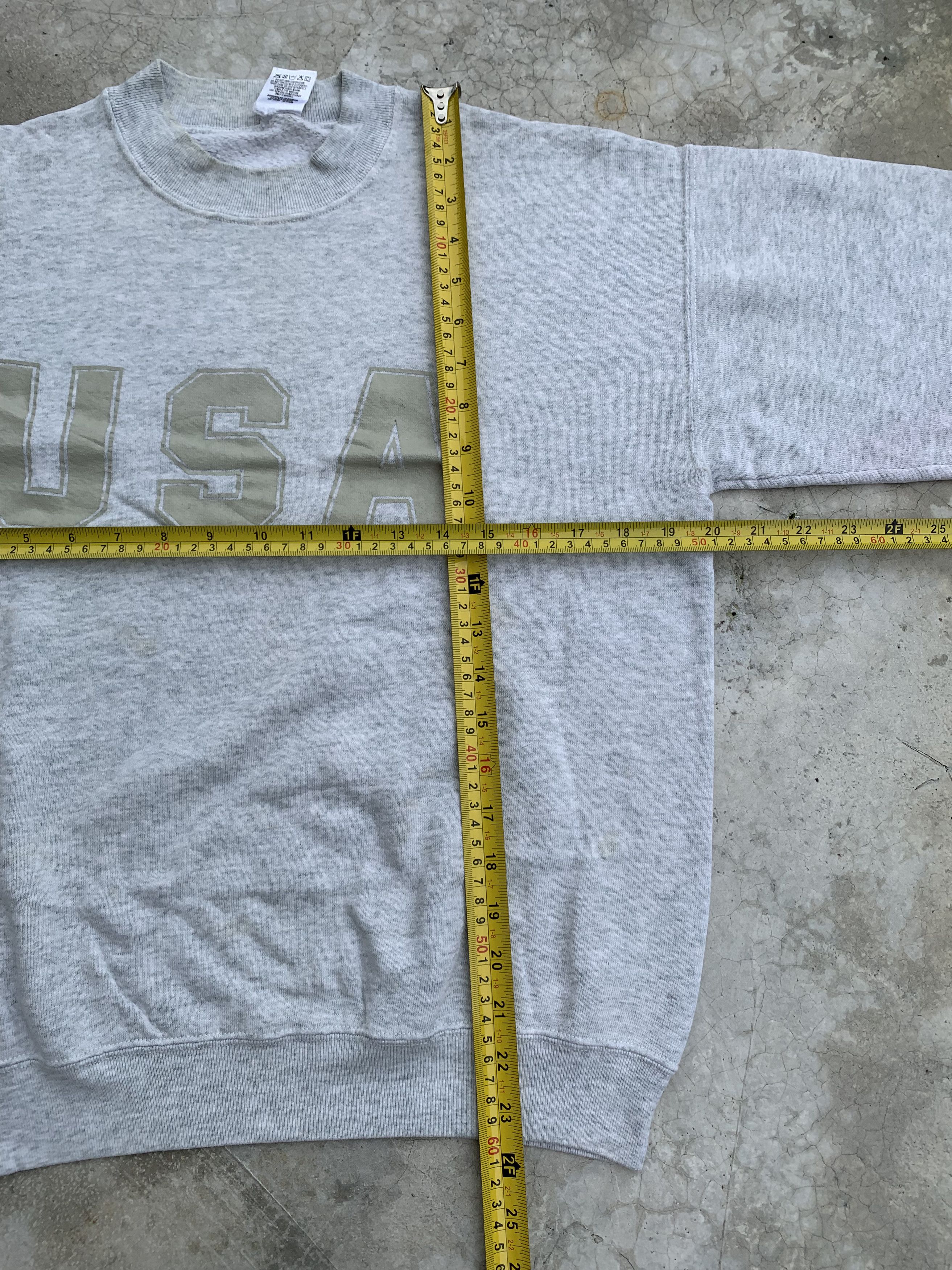 Vintage Vintage 80s USA & Flag Logo Sweatshirt Size US S / EU 44-46 / 1 - 8 Thumbnail