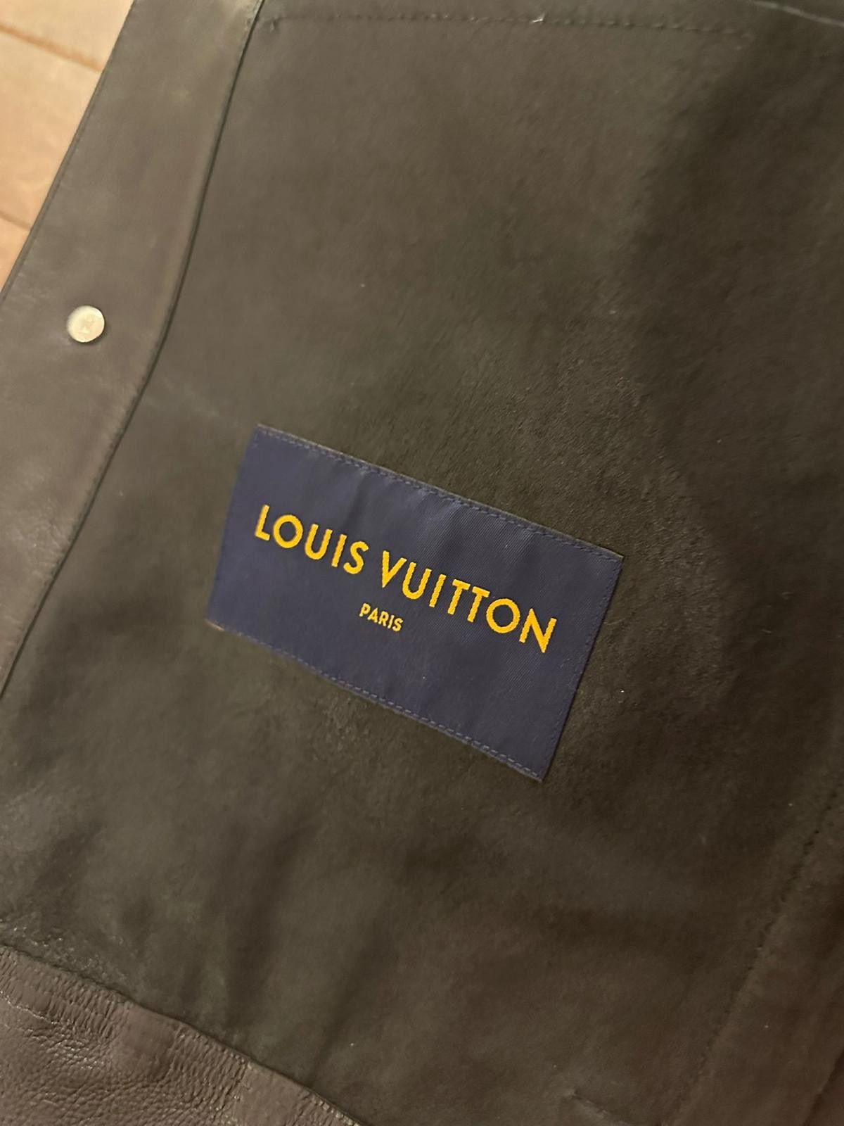 Louis Vuitton Paper Monogram Cargo Leather Jacket in Black Size US M / EU 48-50 / 2 - 9 Thumbnail