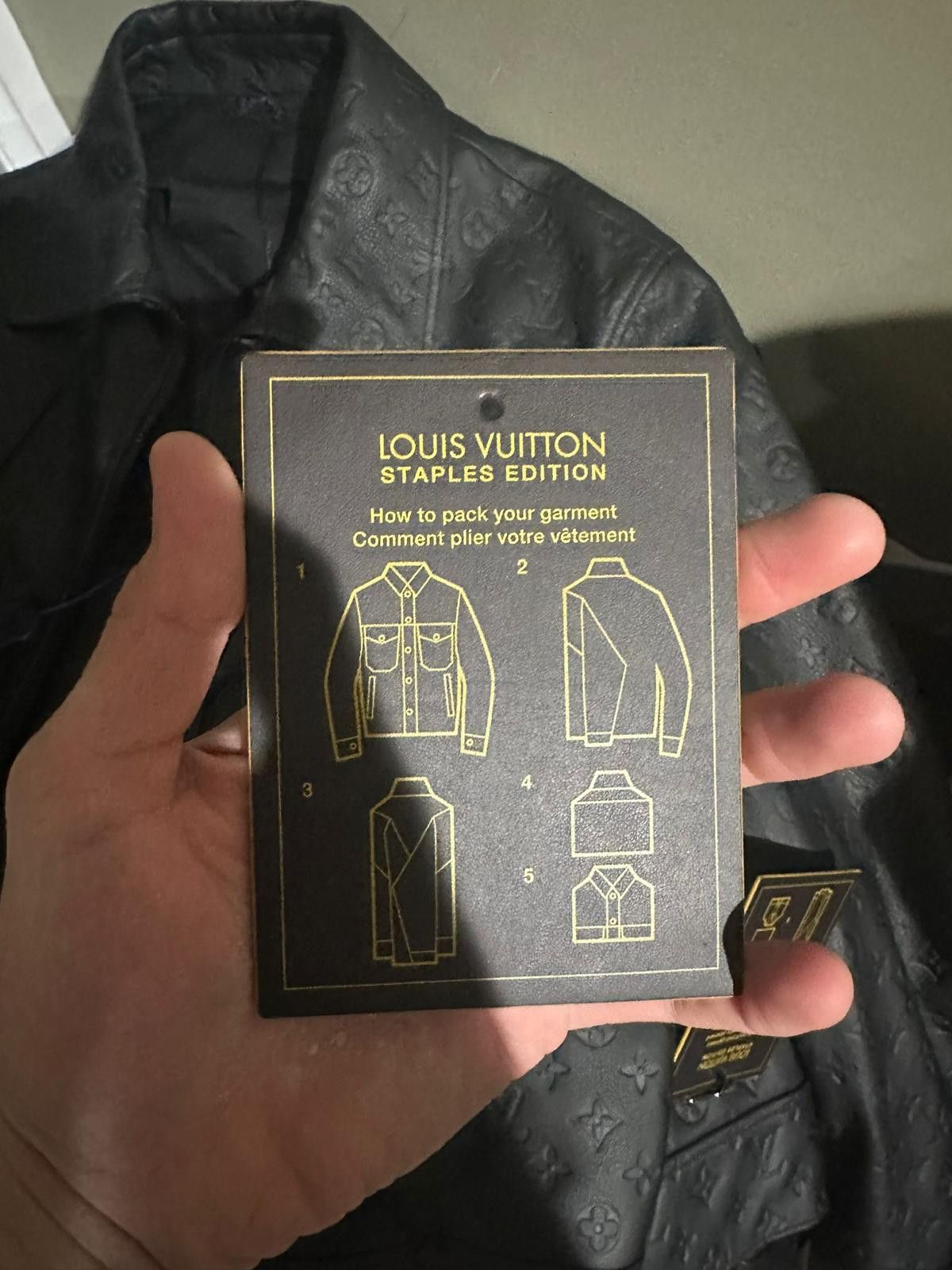 Louis Vuitton Paper Monogram Cargo Leather Jacket in Black Size US M / EU 48-50 / 2 - 11 Thumbnail