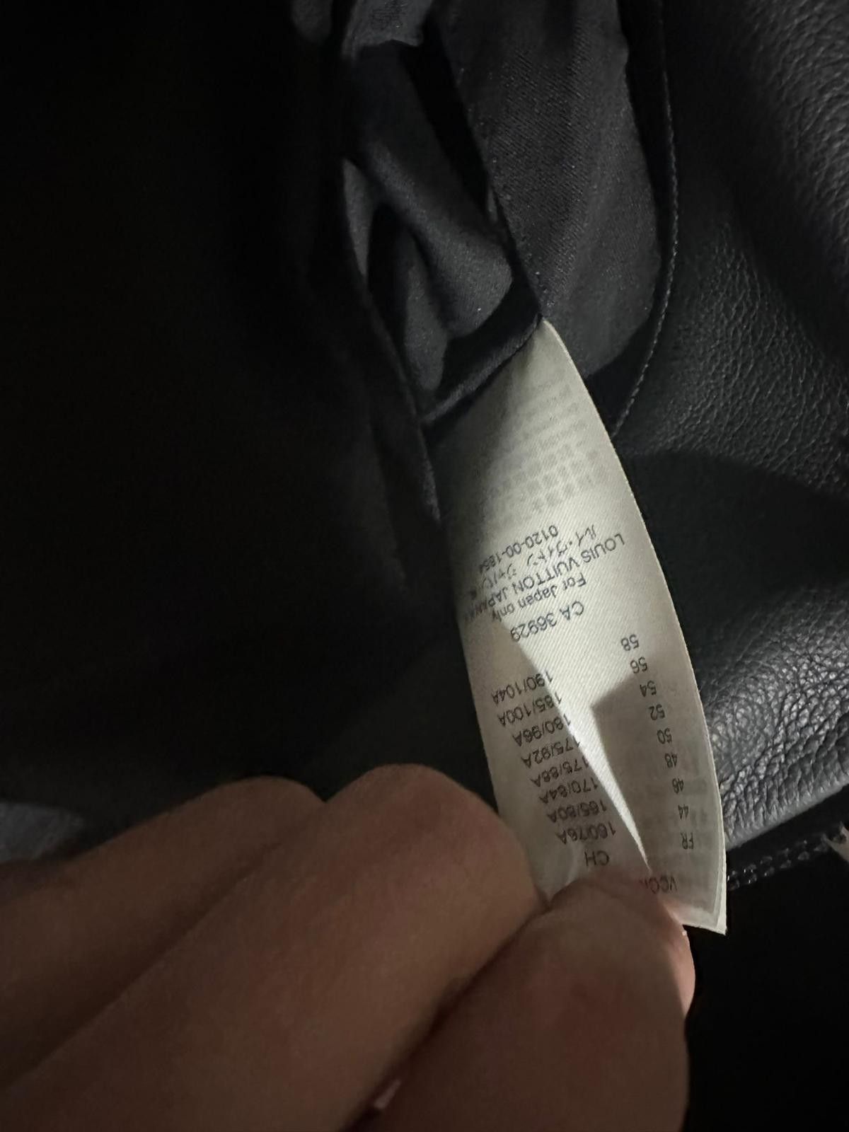 Louis Vuitton Paper Monogram Cargo Leather Jacket in Black Size US M / EU 48-50 / 2 - 12 Thumbnail