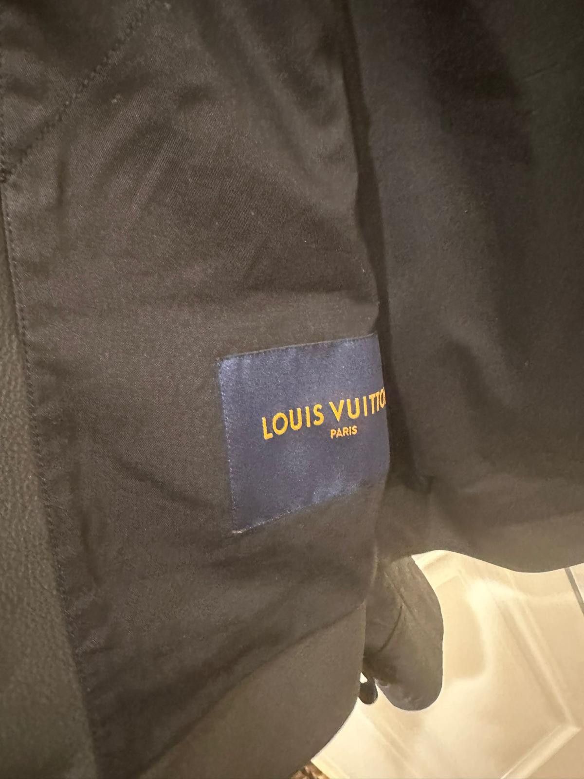 Louis Vuitton Paper Monogram Cargo Leather Jacket in Black Size US M / EU 48-50 / 2 - 8 Thumbnail