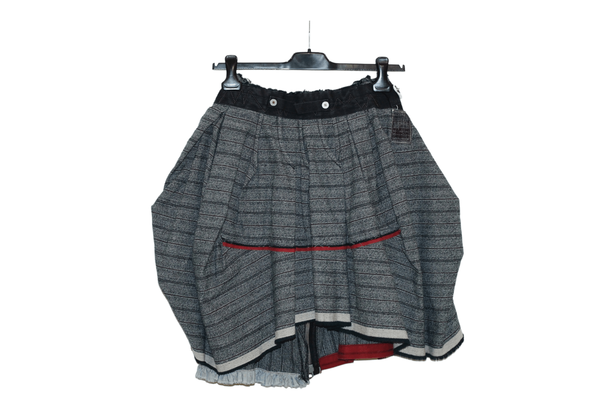 Marithe + Francois Girbaud RARE🔥 M+FG deconstructed asymmetric hickory denim skirt Size 26" / US 2 / IT 38 - 14 Thumbnail