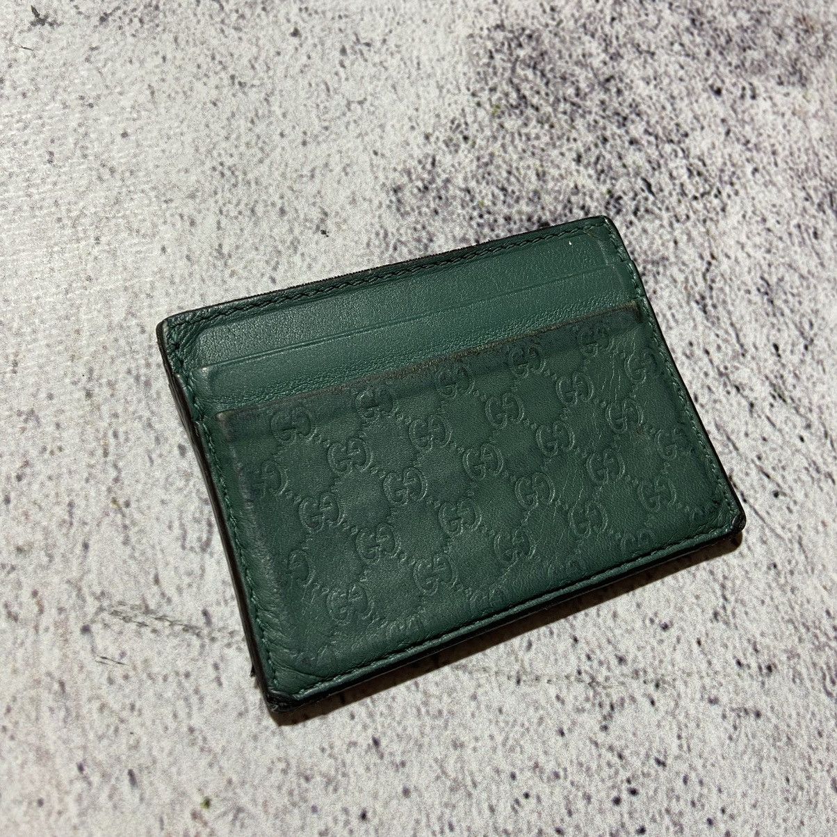 Gucci Gucci Guccissima Monogram Card Holder / Wallet Size ONE SIZE - 2 Thumbnail