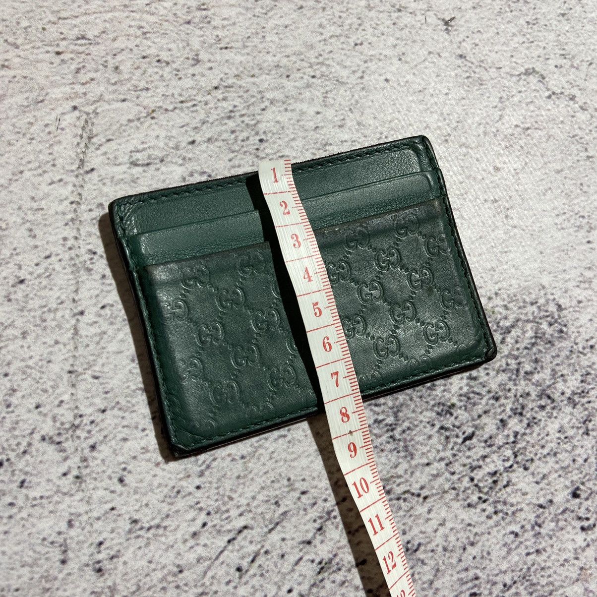 Gucci Gucci Guccissima Monogram Card Holder / Wallet Size ONE SIZE - 14 Thumbnail