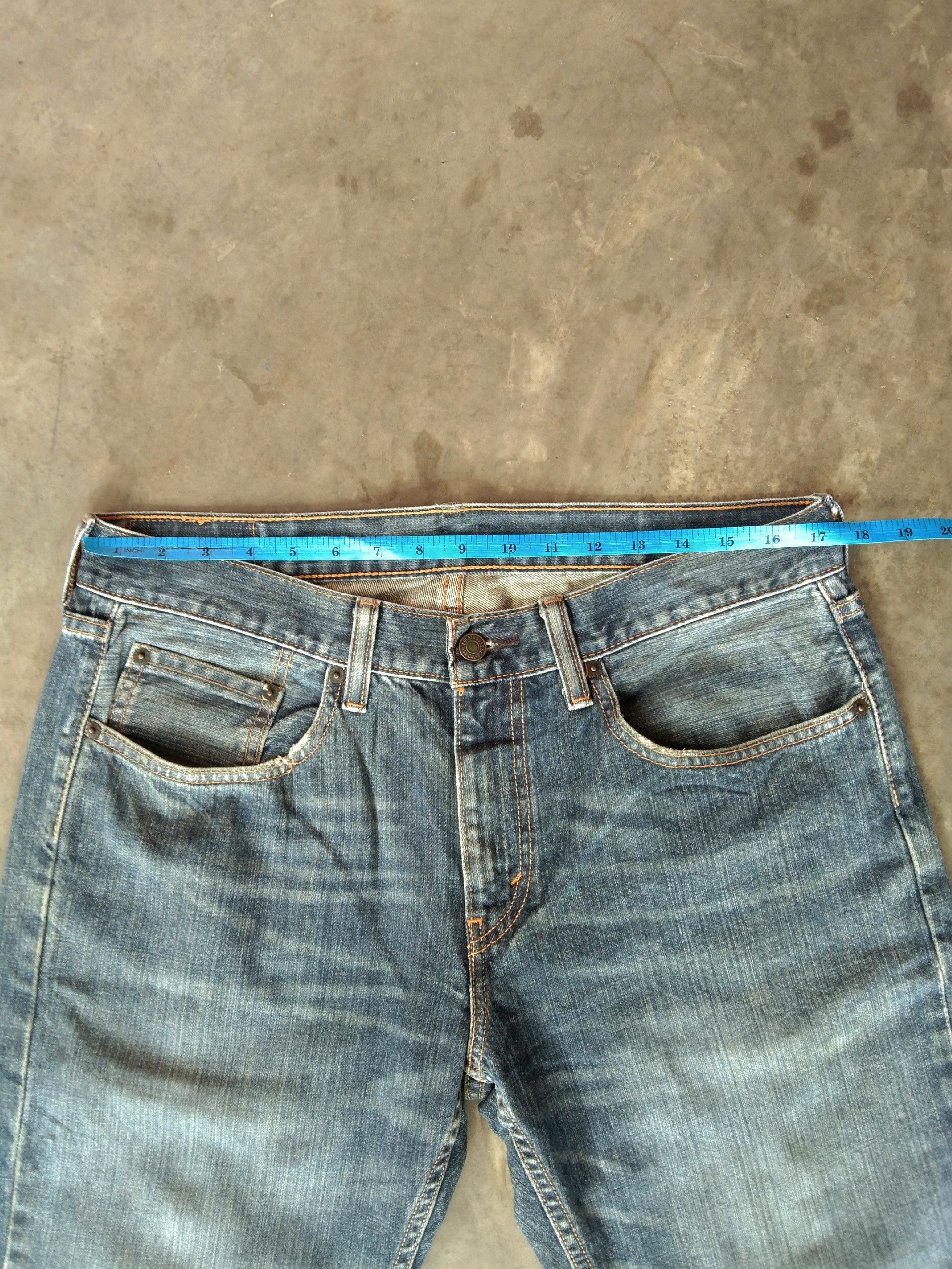Levi's Vintage Levi's Jeans 559 Straight Leg Distressed Denim 34x34 Size US 34 / EU 50 - 7 Thumbnail