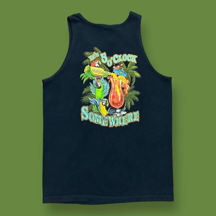Vintage Margaritaville Orlando Shirt Tank Top Sleeveless Tee Navy Grailed
