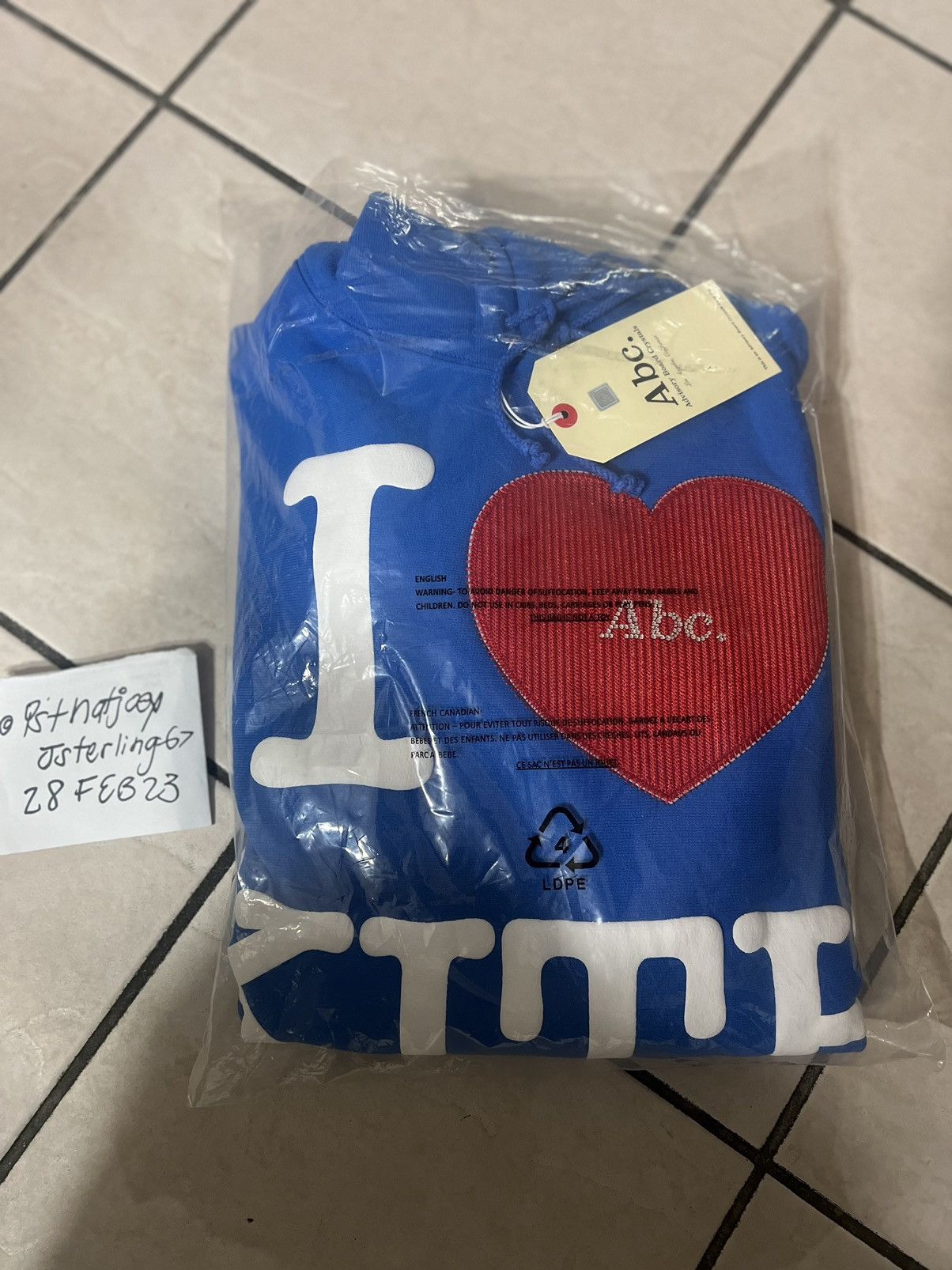 Advisory Board Crystals × Kith Kith x Advisory Board Crystals I love Kith Hoodie sz S Size US M / EU 48-50 / 2 - 12 Thumbnail