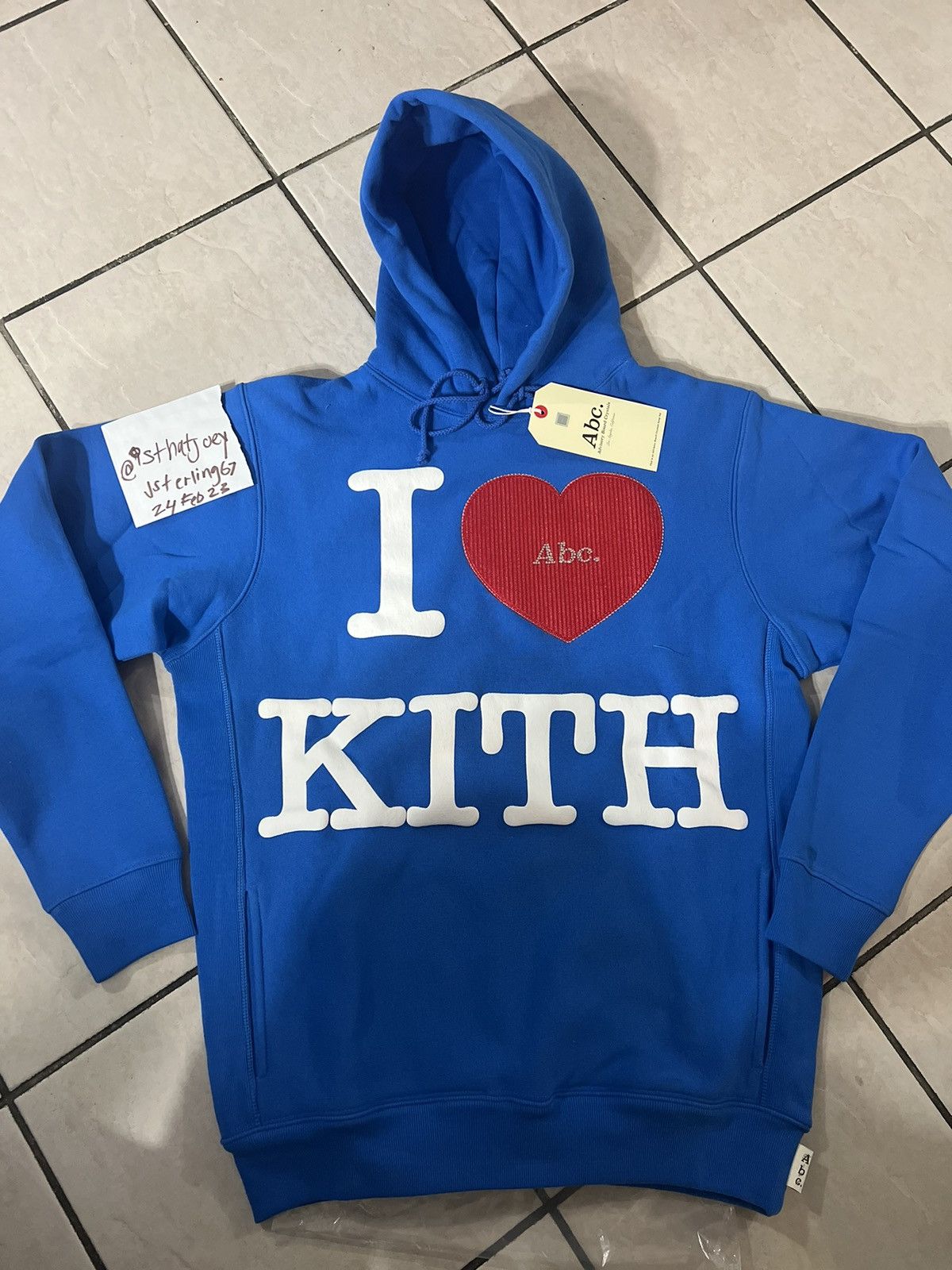Advisory Board Crystals × Kith Kith x Advisory Board Crystals I love Kith Hoodie sz S Size US M / EU 48-50 / 2 - 1 Thumbnail