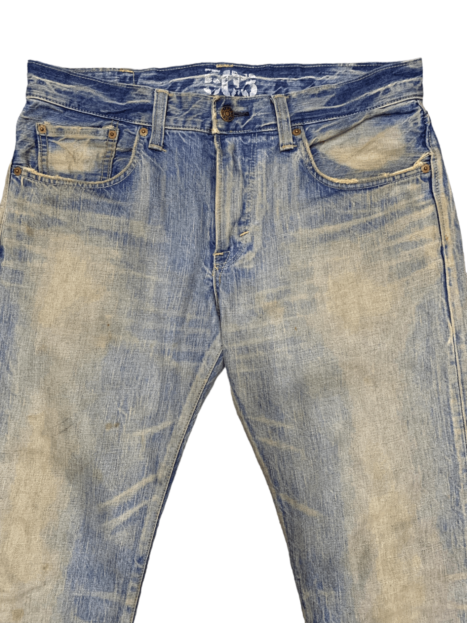 Edwin Vintage Japanese Edwin Mud Wash Baggy Style Jeans Size US 36 / EU 52 - 6 Thumbnail