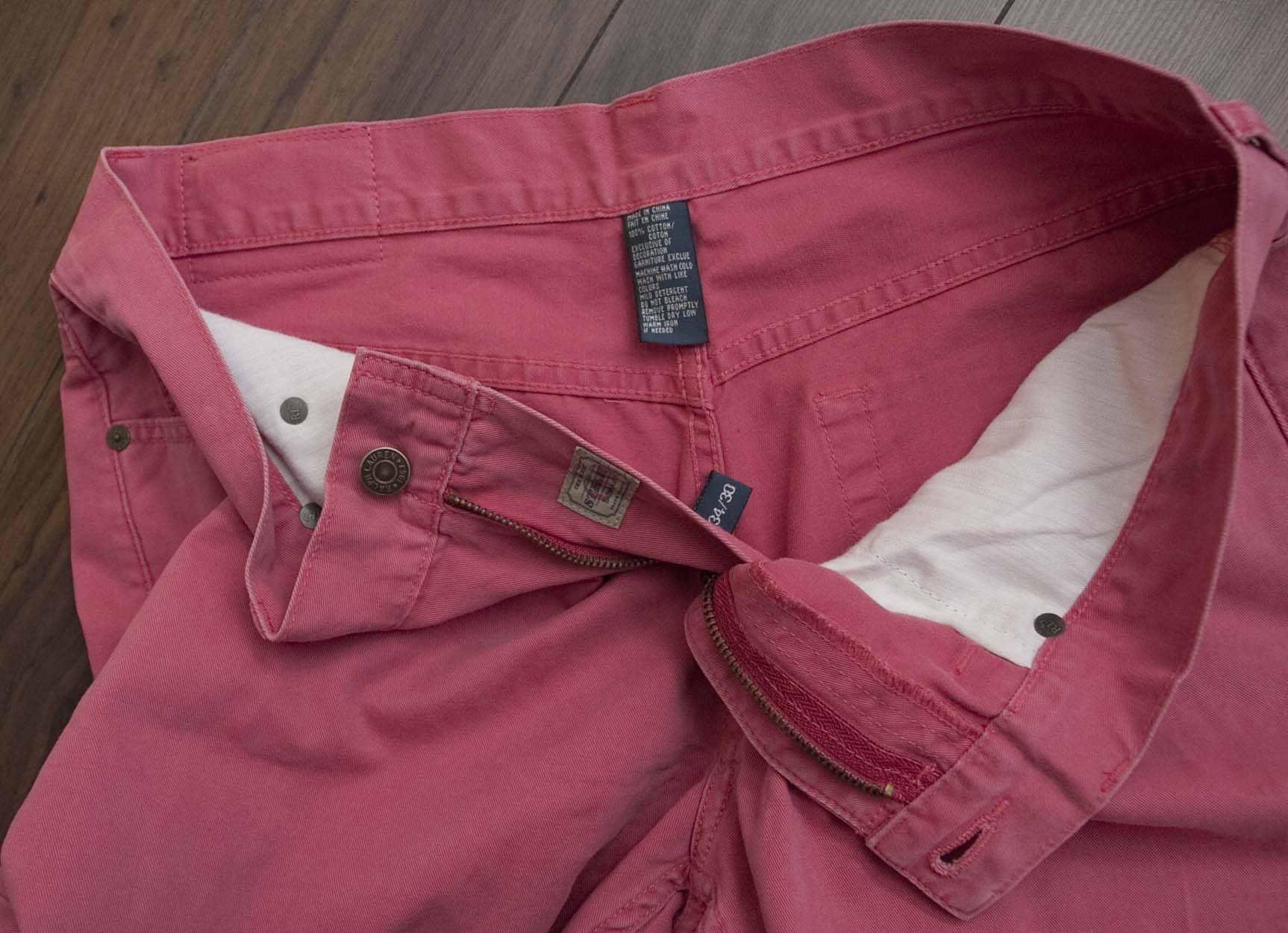 Ralph Lauren Ralph Lauren Pants Pink 650 Straight Size 34x30 Size US 34 / EU 50 - 2 Thumbnail