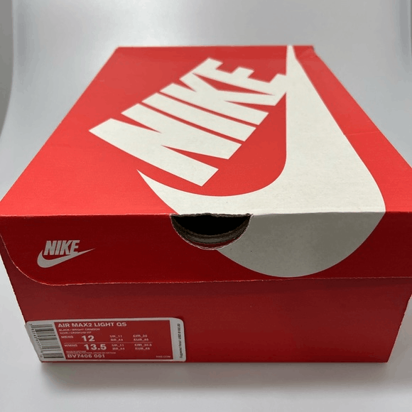 Nike Nike Air Max 2 Light QS, BV7406-001, Black/Bright Crimson, M Size US 12 / EU 45 - 8 Thumbnail