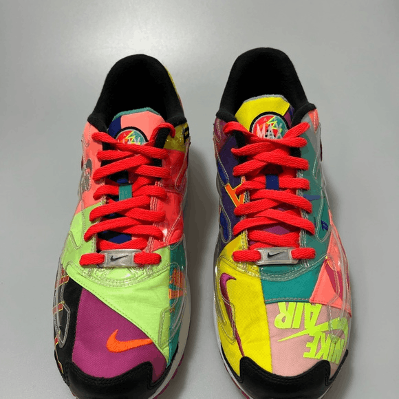 Nike Nike Air Max 2 Light QS, BV7406-001, Black/Bright Crimson, M Size US 12 / EU 45 - 3 Thumbnail
