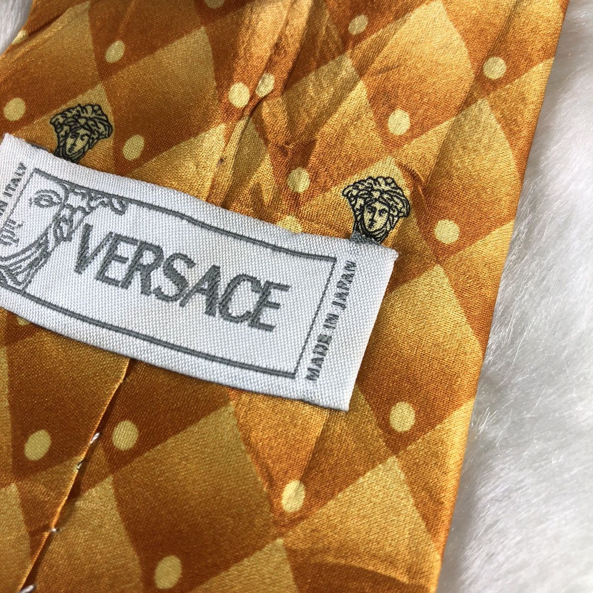 Versace Vintage Versace monogram Silk Tie Size ONE SIZE - 5 Thumbnail