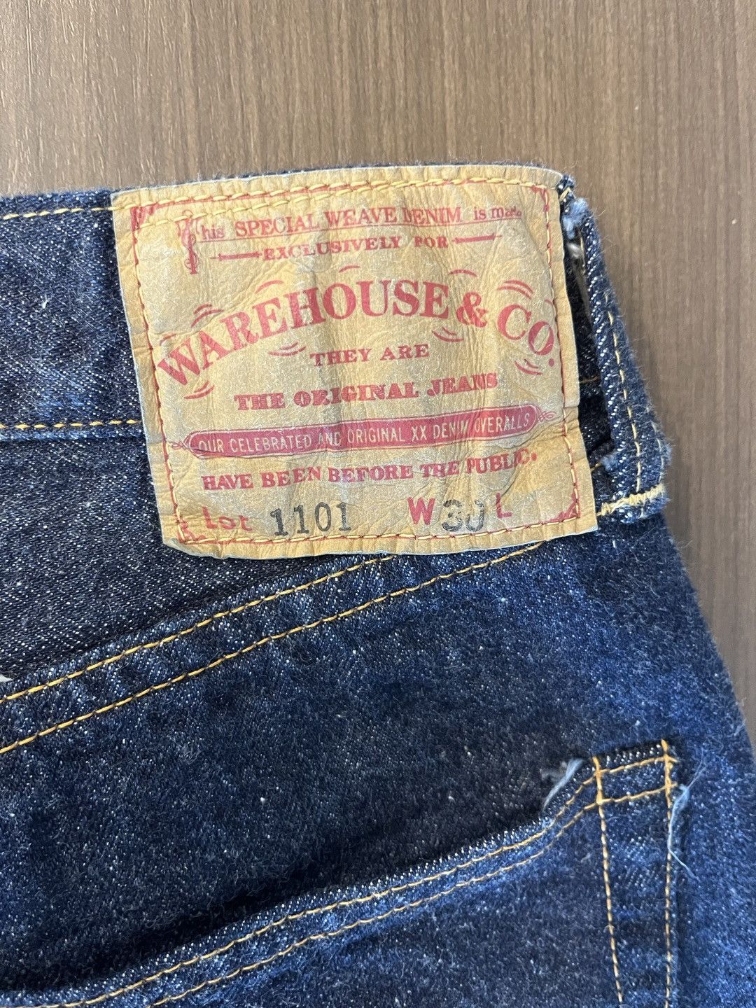 Warehouse Warehouse & Co. Lot. 1101 2nd Hand One wash (size = 30