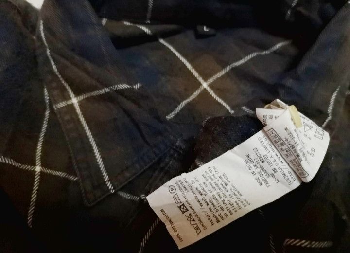 Flannel × Japanese Brand × Muji VINTAGE MUJI PLAID FLANNEL Size US M / EU 48-50 / 2 - 4 Thumbnail