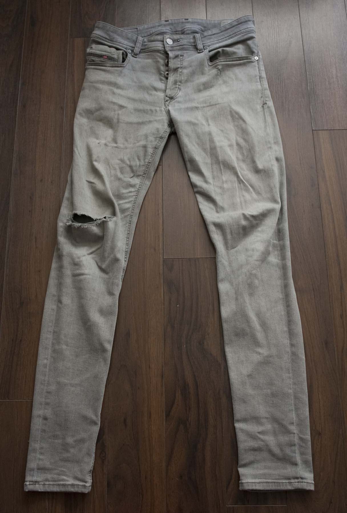 Diesel * Diesel Sleenker Jeans Distressed Size 32x32 Size US 32 / EU 48 - 1 Thumbnail
