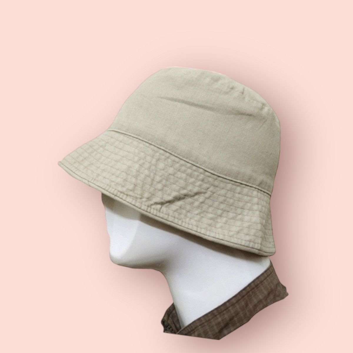 Japanese Brand VINTAGE REVERSIBLE BUCKET HAT JAPAN Size ONE SIZE - 7 Thumbnail