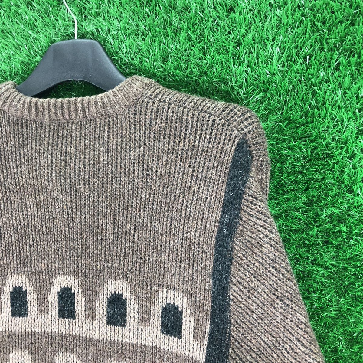 Aran Isles Knitwear Vintage 80's Knit Sweater Pullover by Ryo Evana Size US S / EU 44-46 / 1 - 5 Thumbnail
