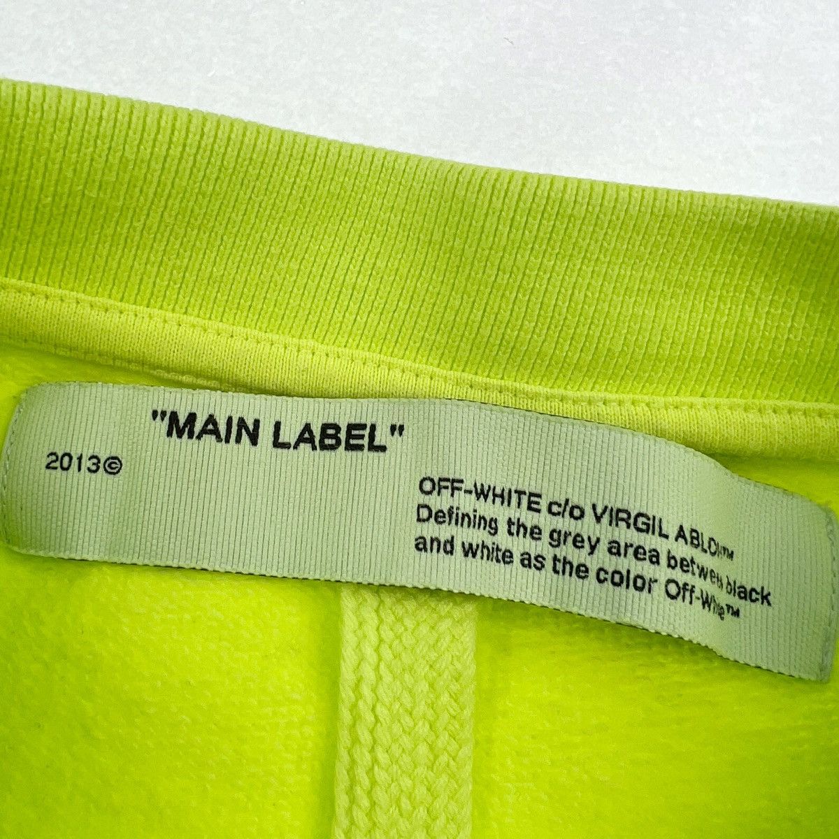 Off-White Off-White Rationalism Neon Sweatshirt Size US S / EU 44-46 / 1 - 8 Thumbnail