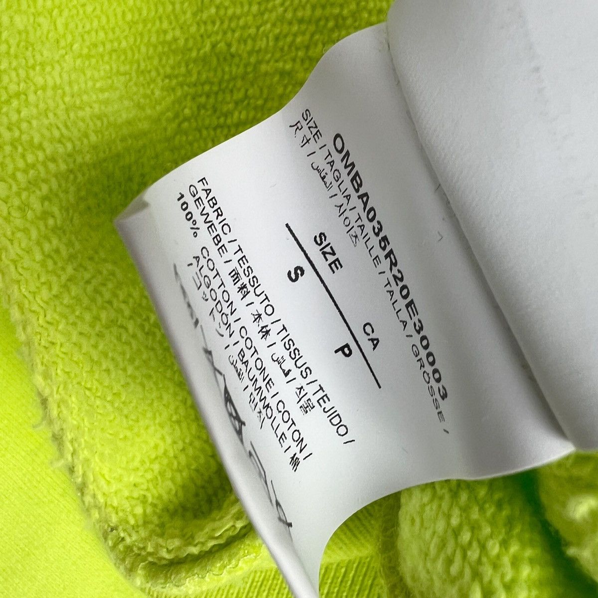Off-White Off-White Rationalism Neon Sweatshirt Size US S / EU 44-46 / 1 - 7 Thumbnail
