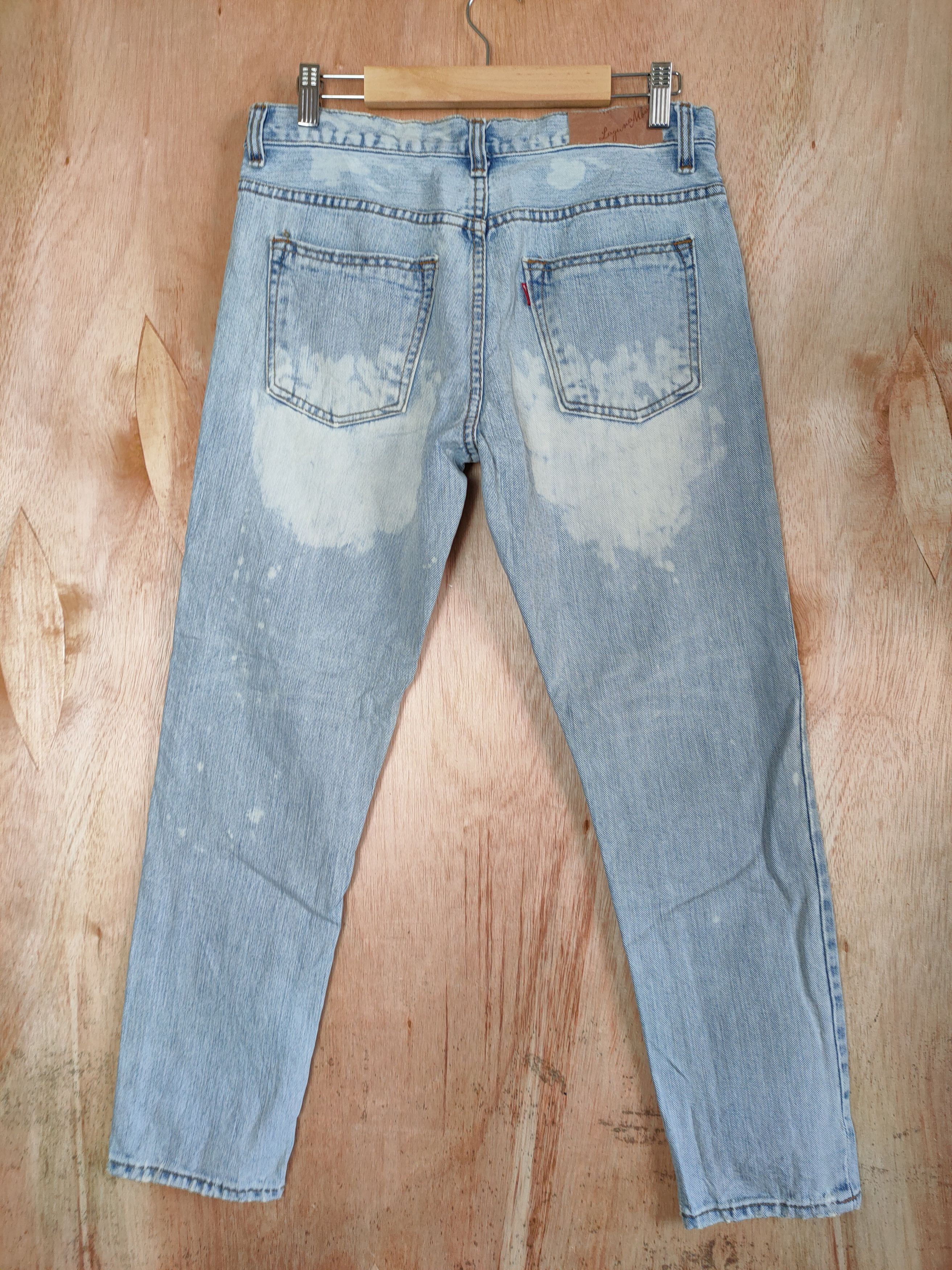 Japanese Brand × Vintage VINTAGE JAPANESE DISTRESSED RIPPED JEANS DENIM JEANS Size US 28 / EU 44 - 5 Thumbnail