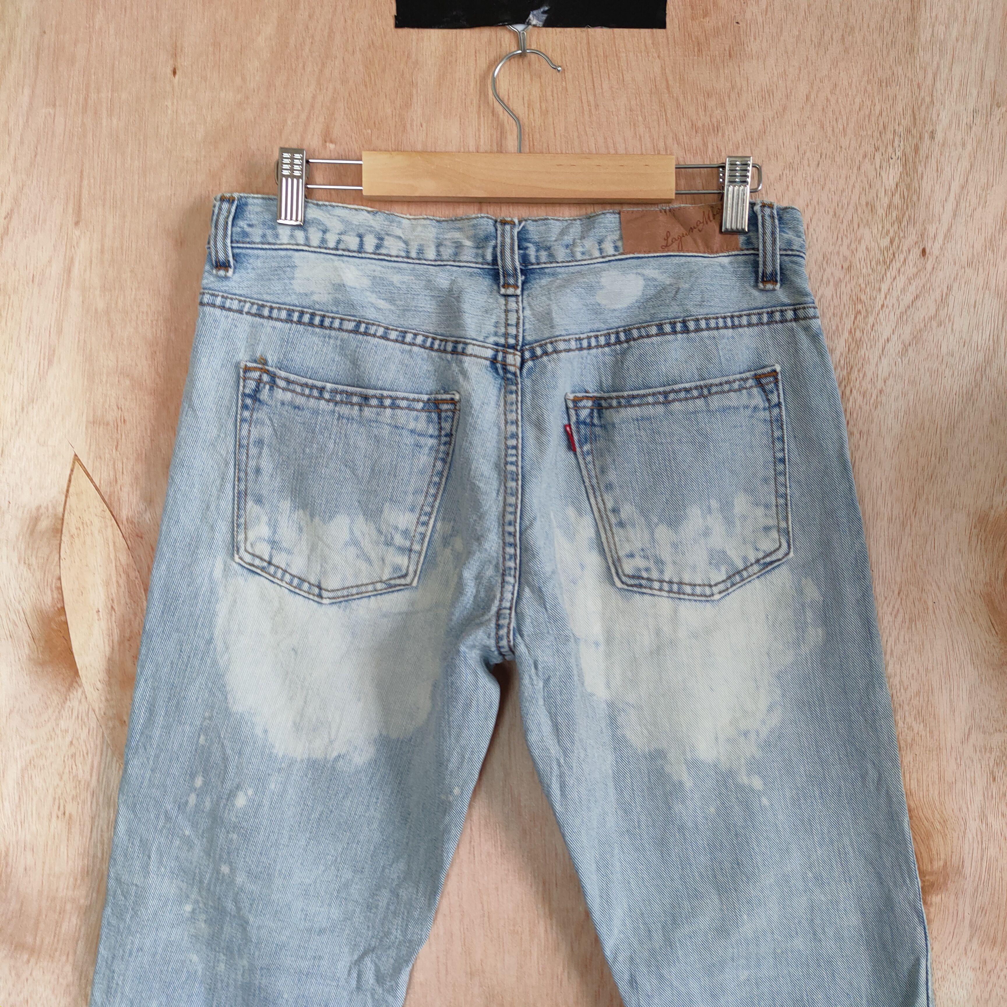 Japanese Brand × Vintage VINTAGE JAPANESE DISTRESSED RIPPED JEANS DENIM JEANS Size US 28 / EU 44 - 6 Thumbnail
