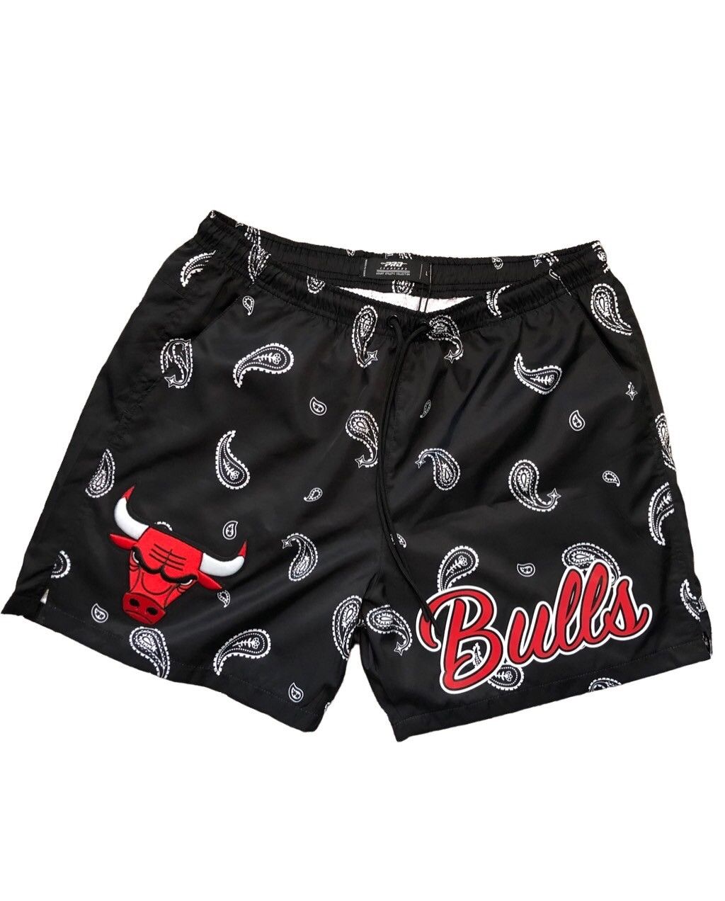 NBA × Pro Standard Chicago Bulls Paisley Pro Standard Shorts Size US 34 / EU 50 - 1 Thumbnail