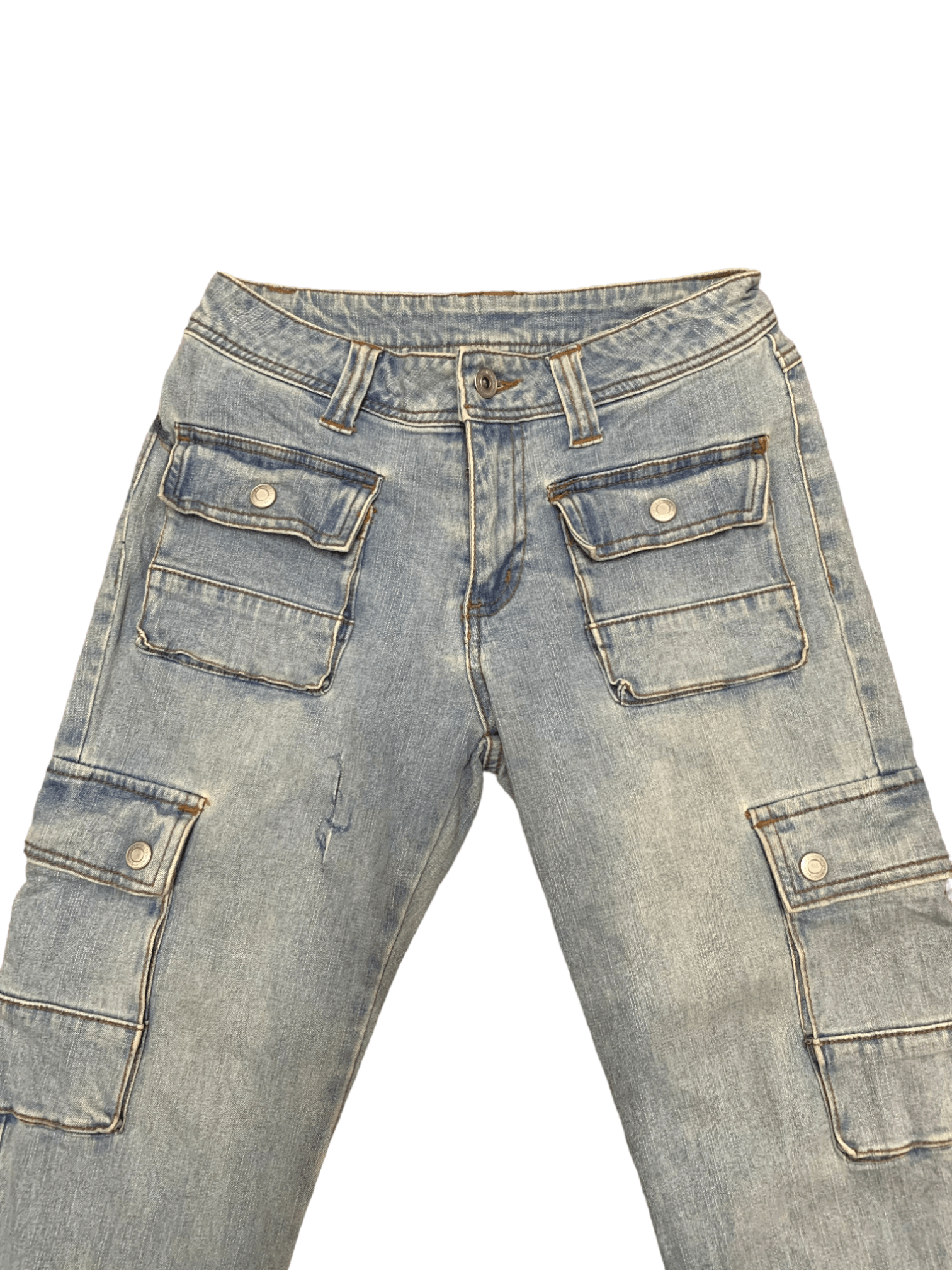Japanese Brand Vintage Japanese Multi Pocket Cargo Tactical Bush Pants Size 24" / US 00 / IT 34 - 6 Thumbnail