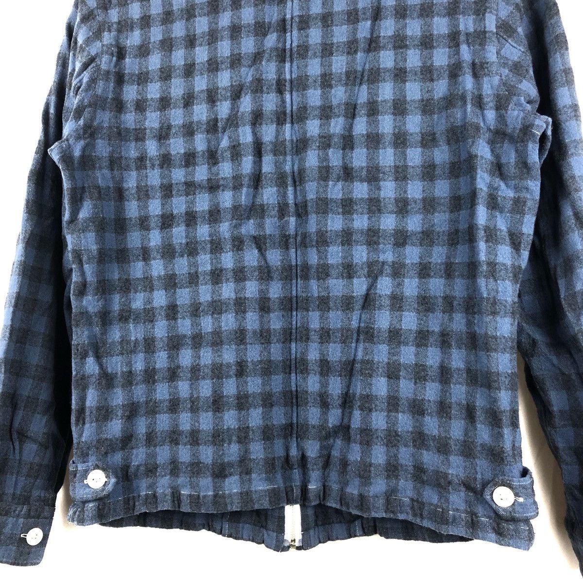 Comme des Garcons Homme Vintage AW2000 CDG Homme Light Zipper Wool Jacket Size US S / EU 44-46 / 1 - 7 Thumbnail