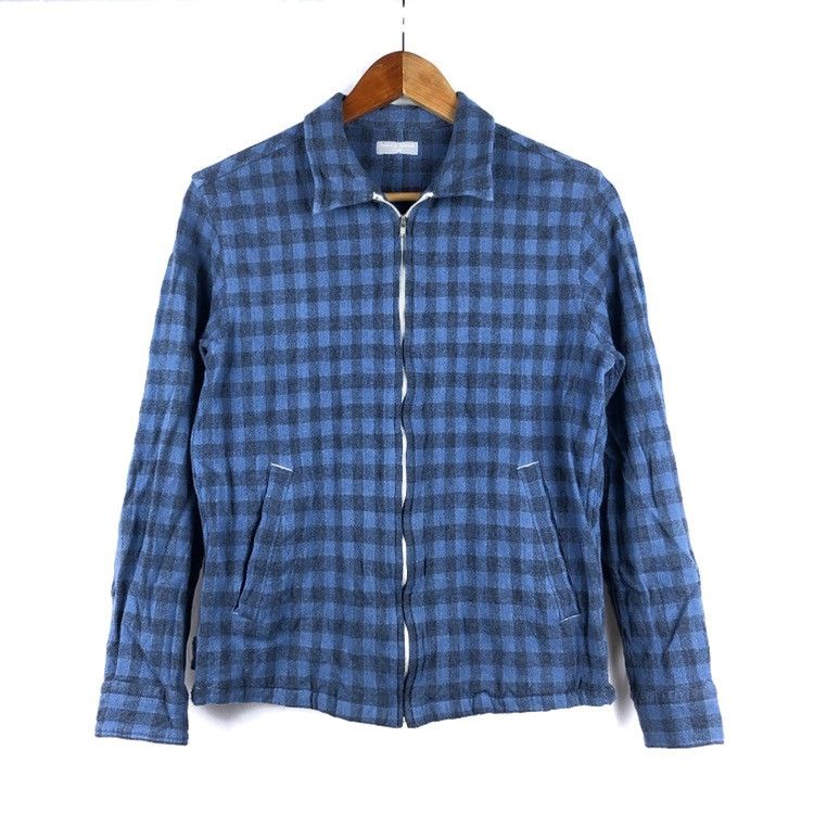 Comme des Garcons Homme Vintage AW2000 CDG Homme Light Zipper Wool Jacket Size US S / EU 44-46 / 1 - 1 Thumbnail