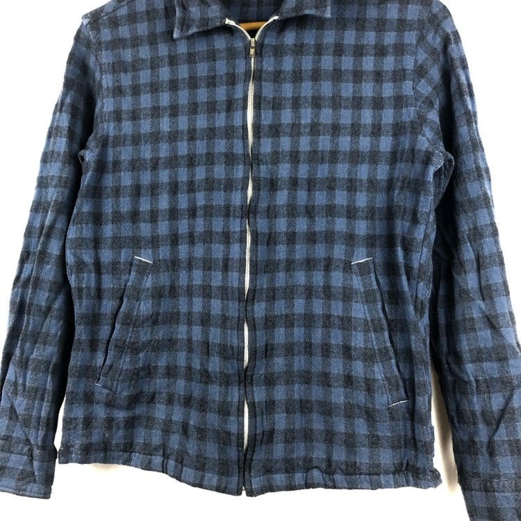 Comme des Garcons Homme Vintage AW2000 CDG Homme Light Zipper Wool Jacket Size US S / EU 44-46 / 1 - 3 Thumbnail