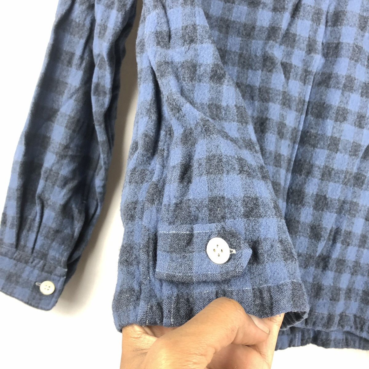 Comme des Garcons Homme Vintage AW2000 CDG Homme Light Zipper Wool Jacket Size US S / EU 44-46 / 1 - 8 Thumbnail