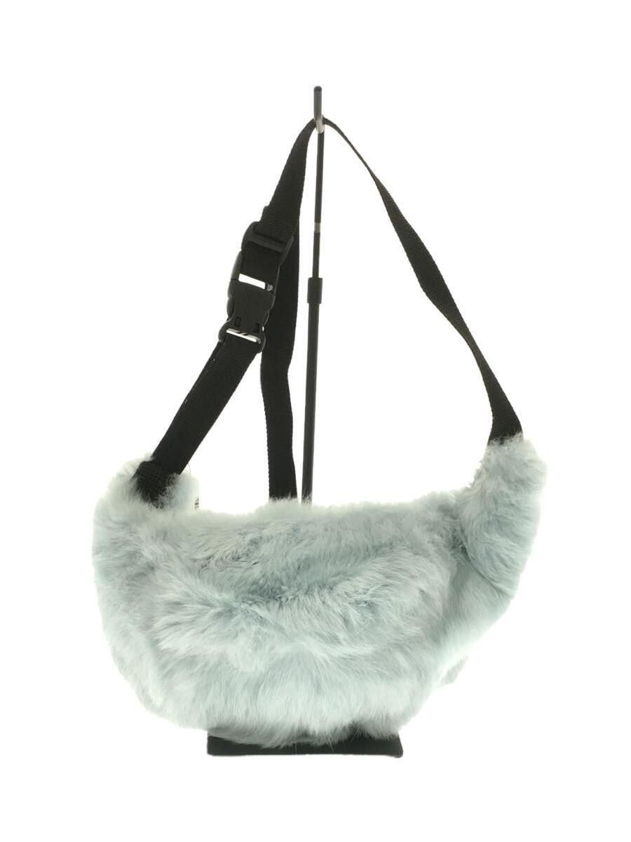 image of Undercover Faux Fur Crossbody/waist Bag in Blue, Men's